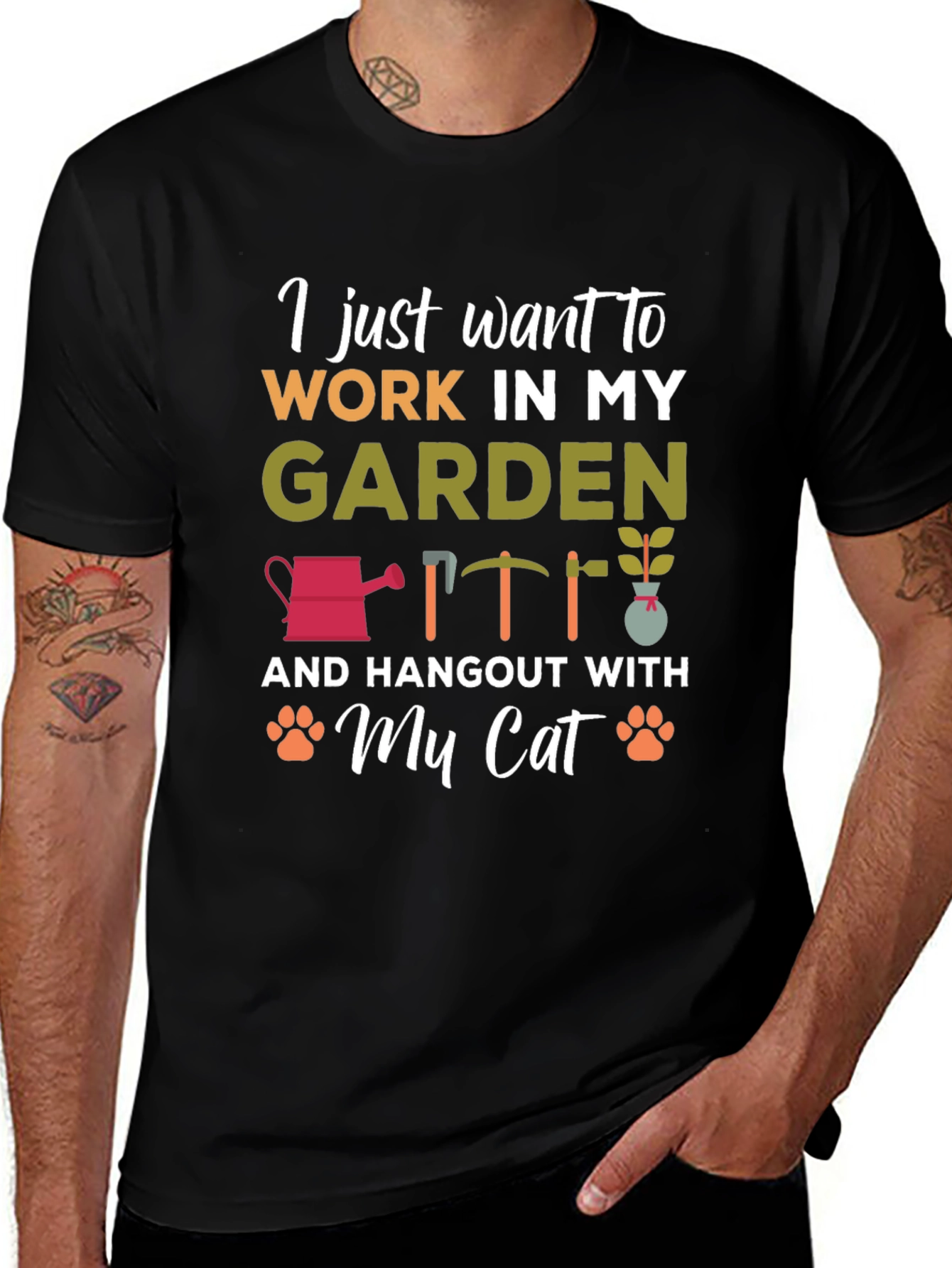 Garden & Cat Lover T-Shirt