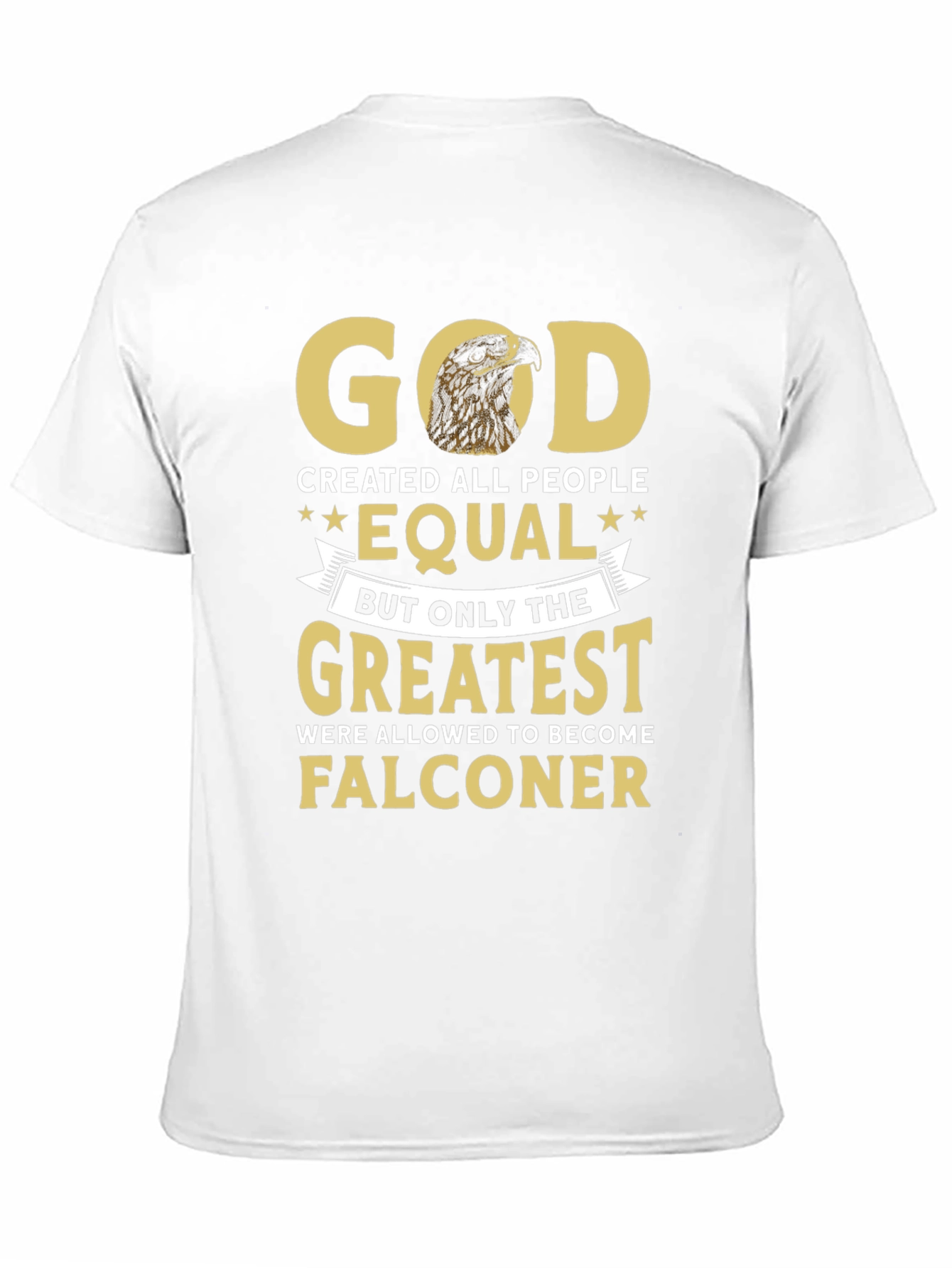 God Created All People Falconer T-Shirt