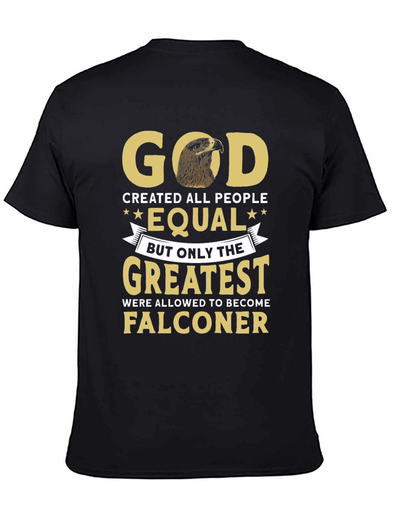 God Created All People Falconer T-Shirt