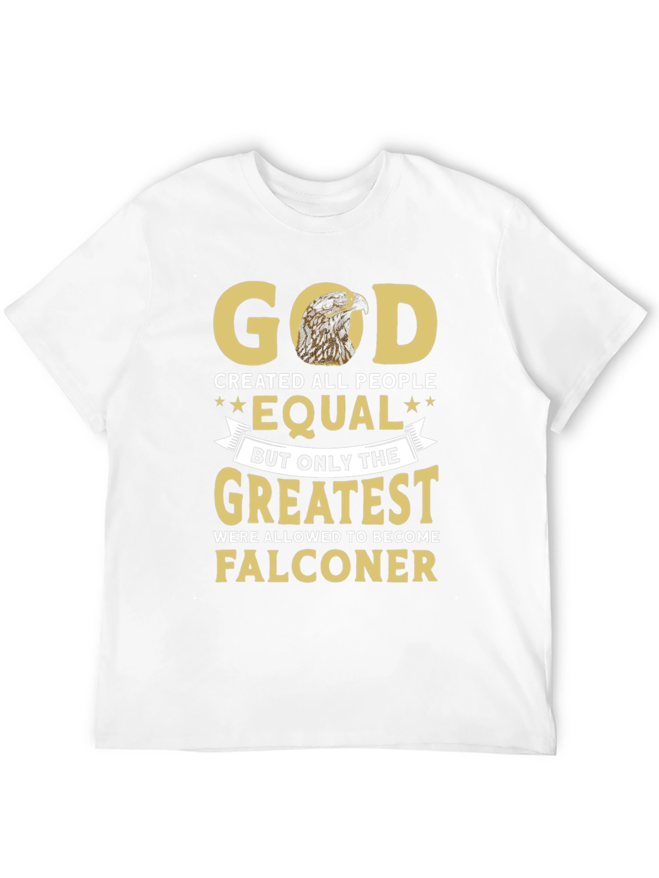 God Created All People Falconer T-Shirt
