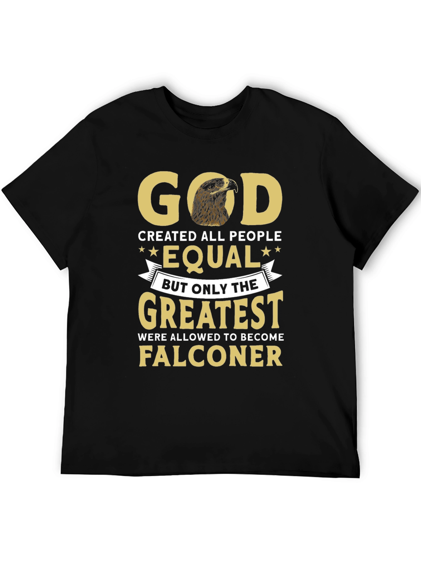 God Created All People Falconer T-Shirt