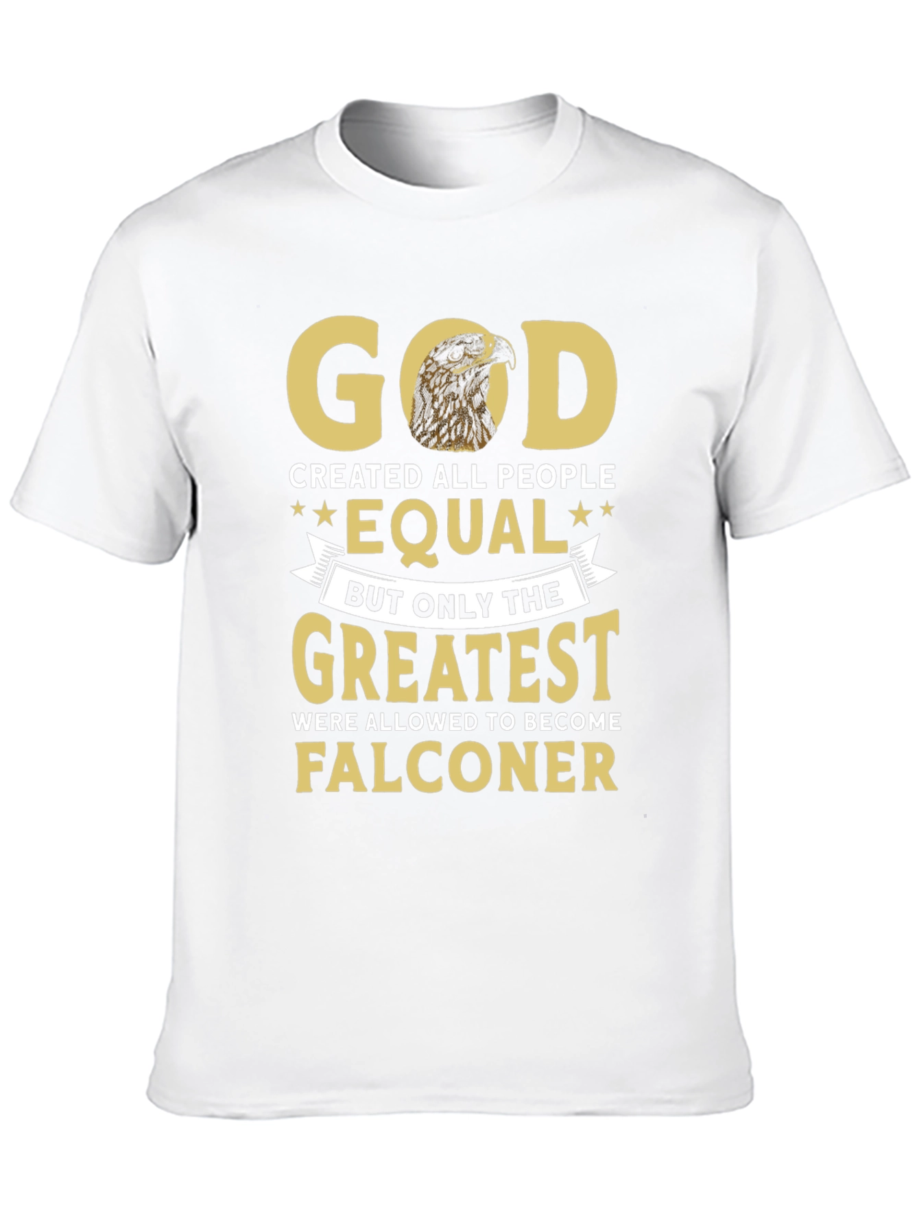 God Created All People Falconer T-Shirt