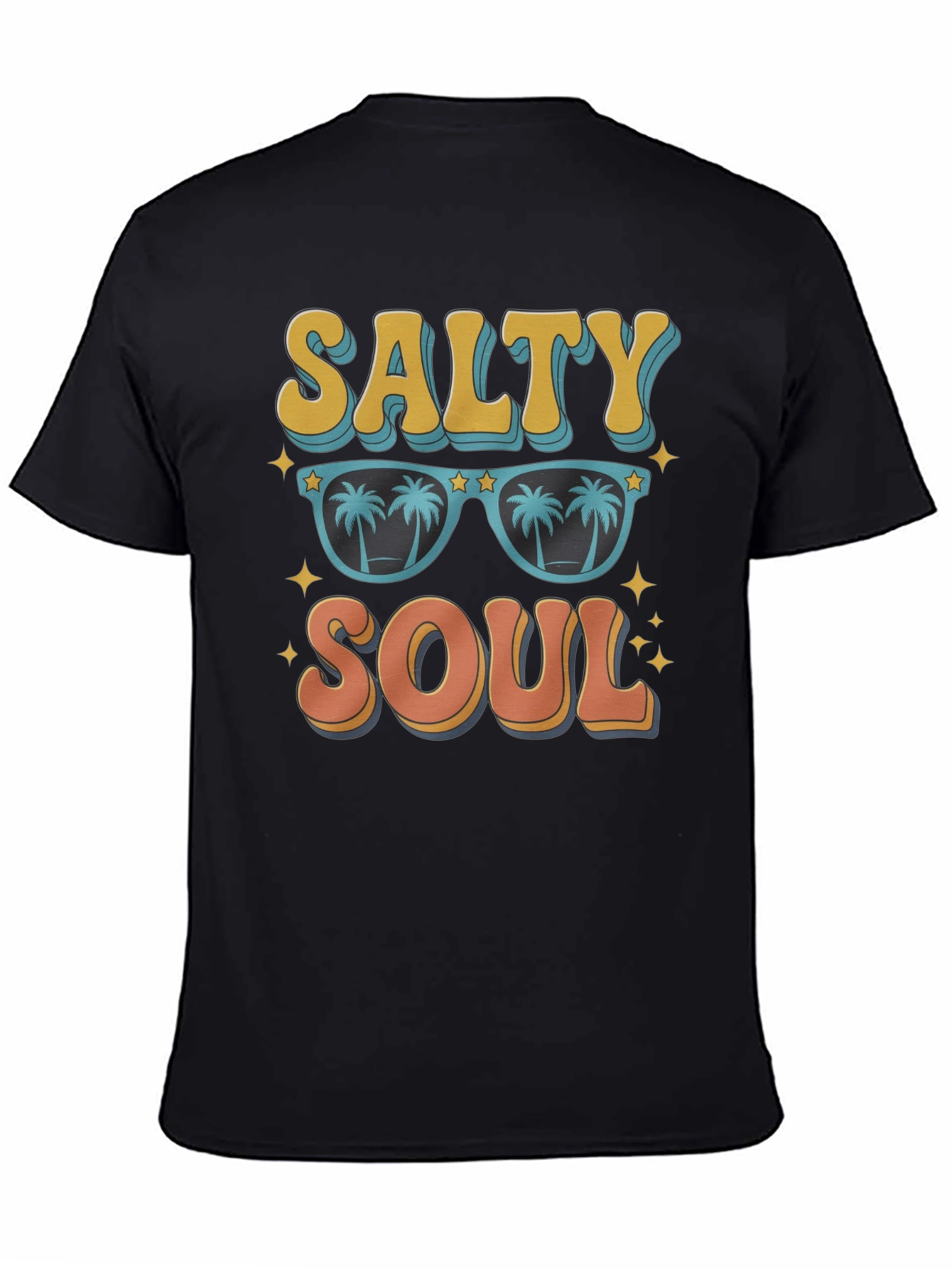 Salty Soul Graphic Tee - Retro Beach Vibes