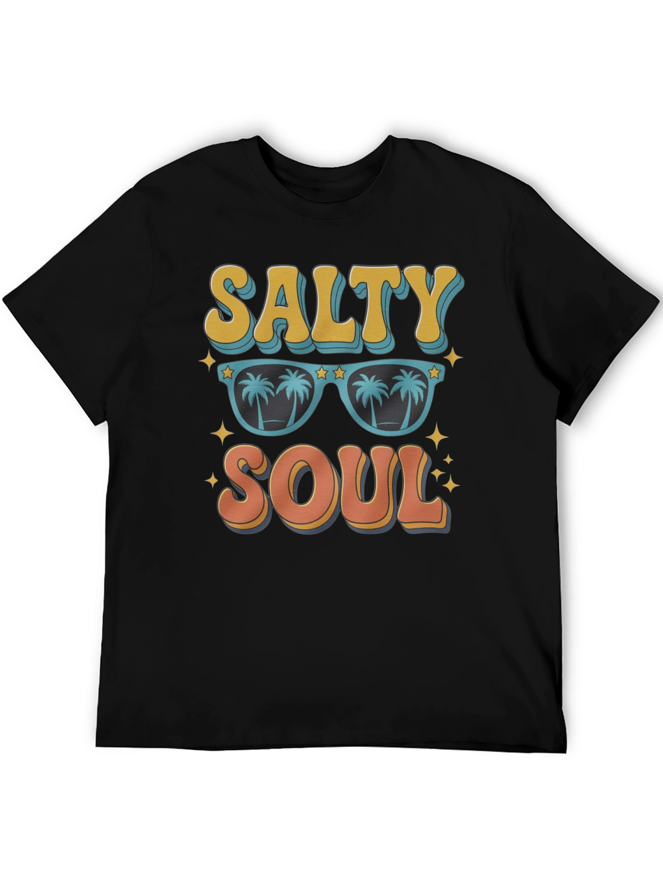 Salty Soul Graphic Tee - Retro Beach Vibes