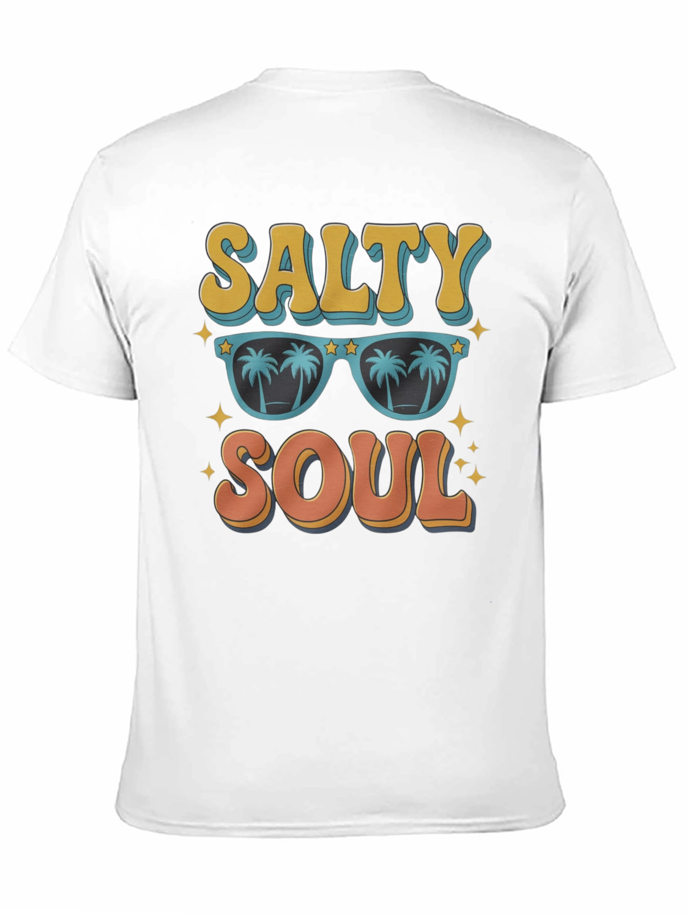 Salty Soul Graphic Tee - Retro Beach Vibes