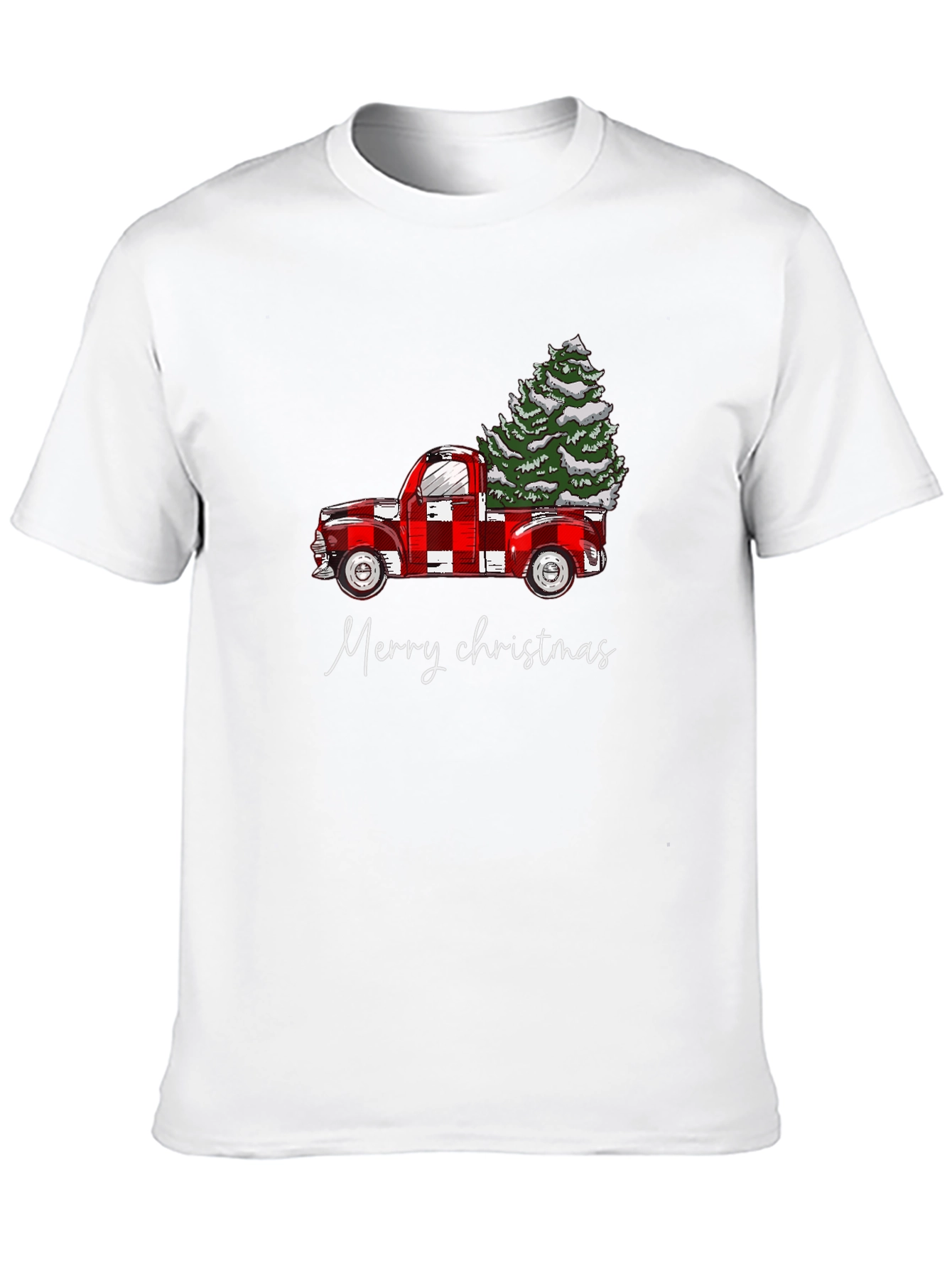 Merry Christmas Truck Graphic Tee