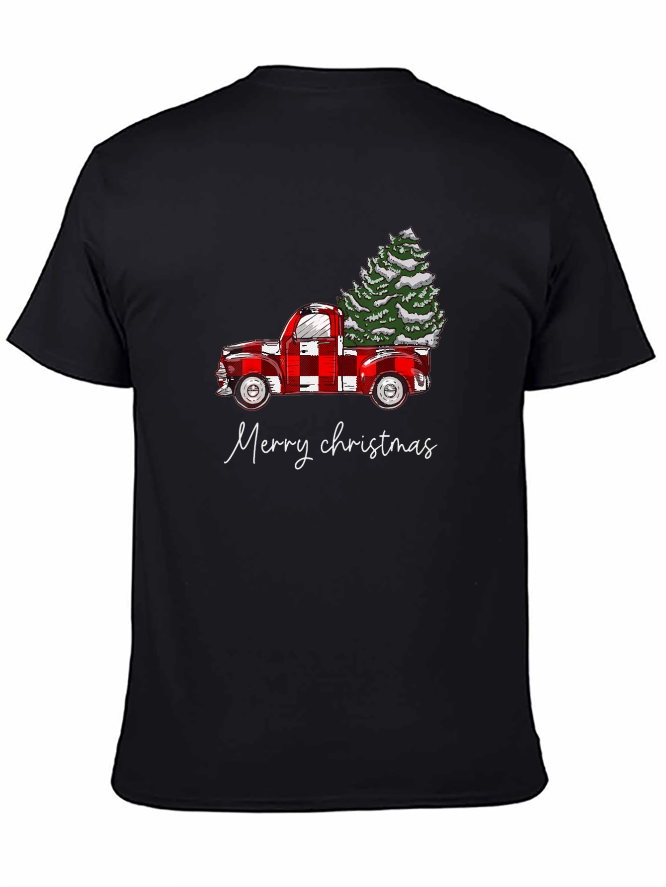 Merry Christmas Truck Graphic Tee