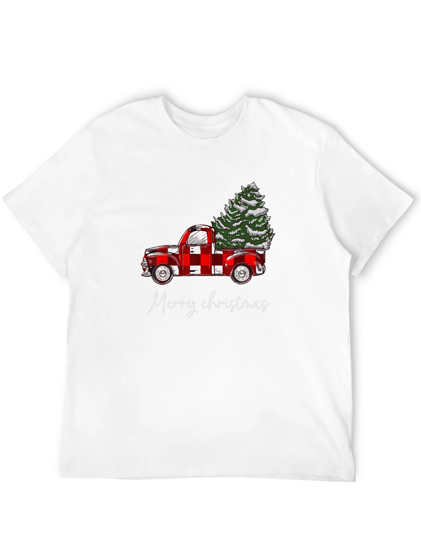Merry Christmas Truck Graphic Tee