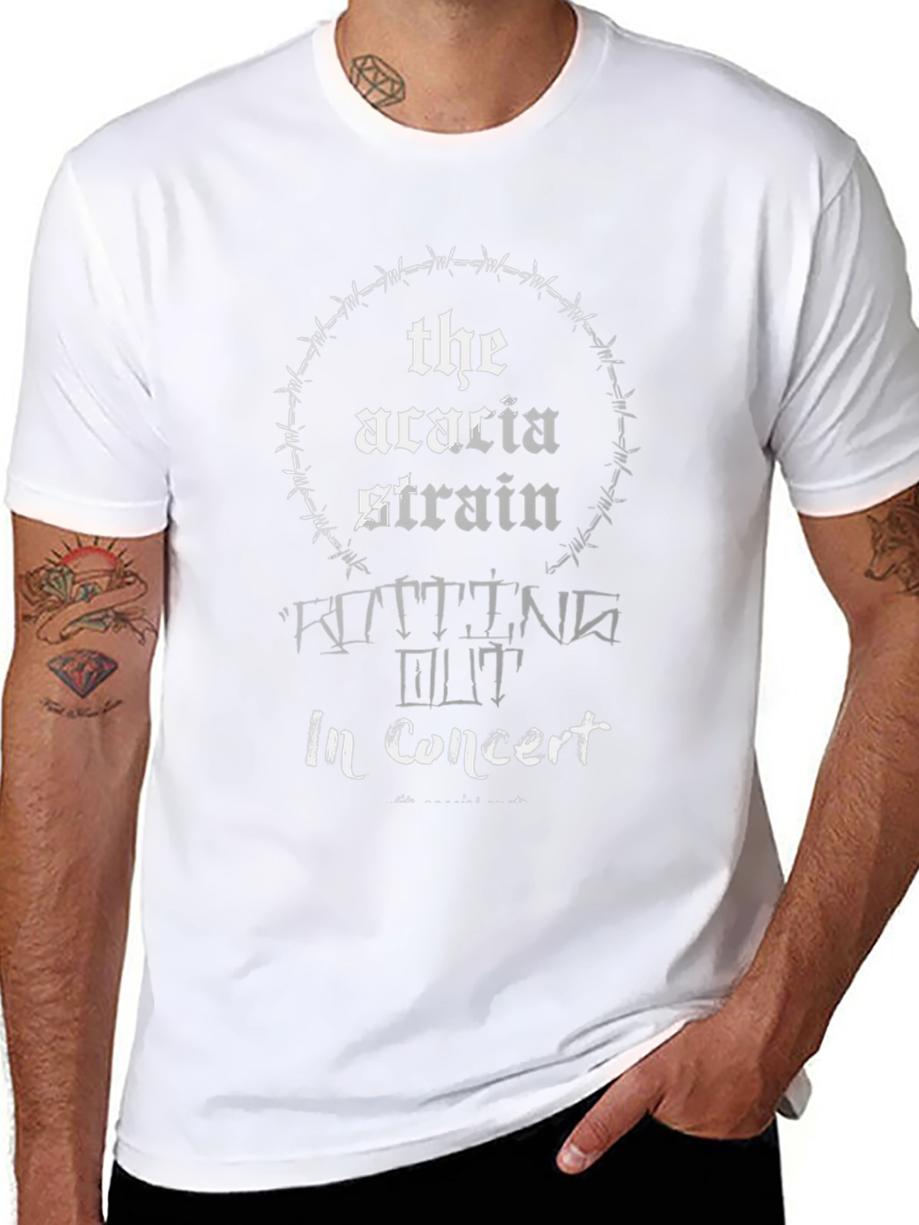 The Acacia Strain In Concert Black T-Shirt