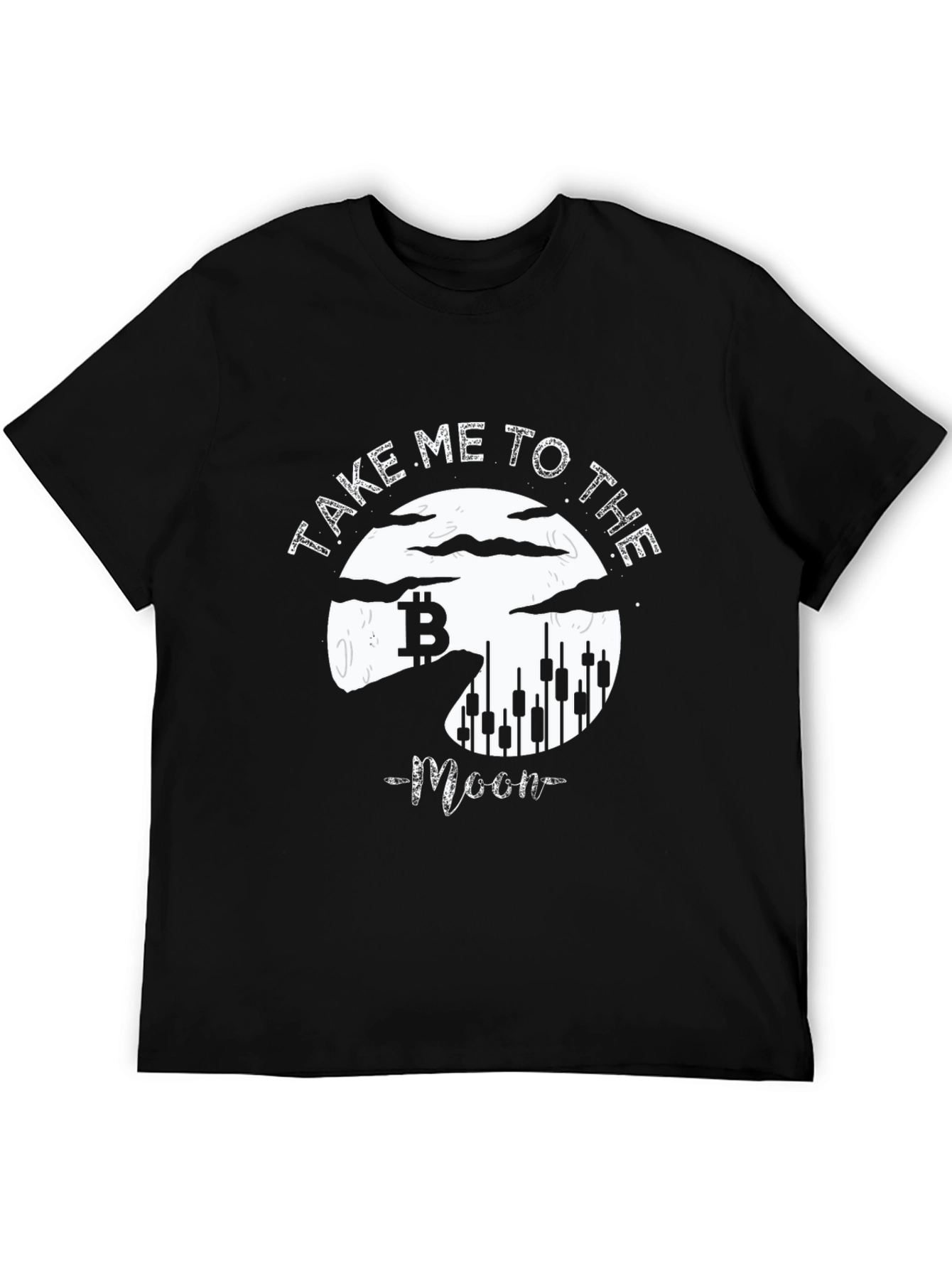 Bitcoin Moon T-Shirt - Crypto Trader Apparel