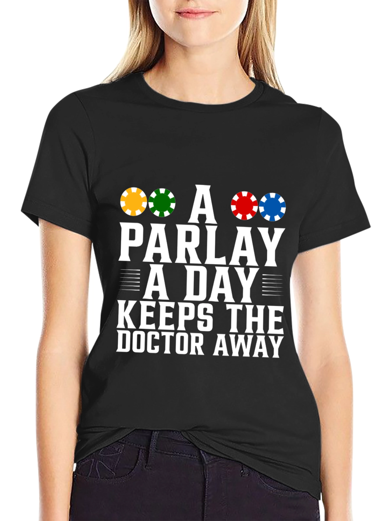 Parlay a Day Graphic Tee - Lucky Gambling T-Shirt