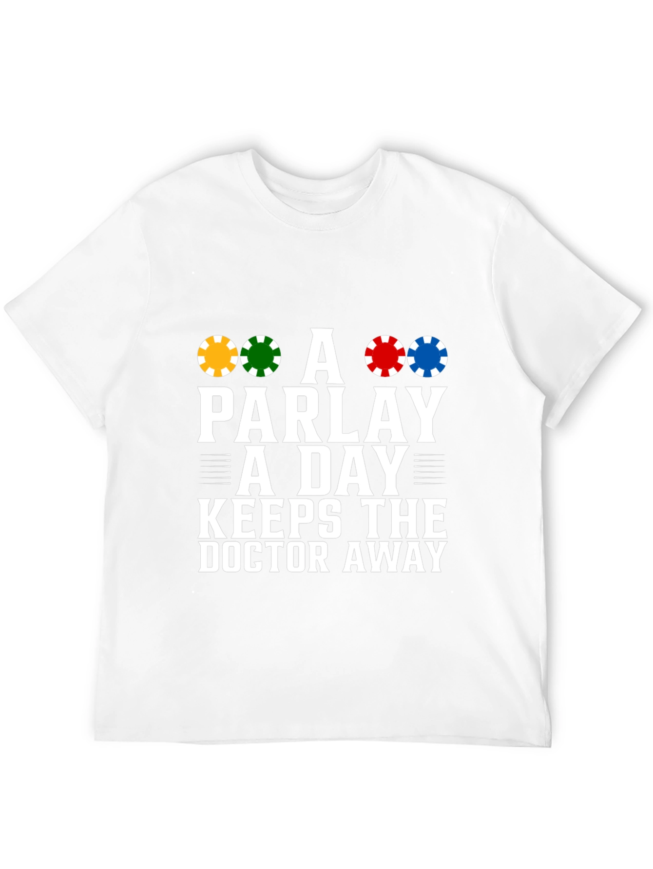 Parlay a Day Graphic Tee - Lucky Gambling T-Shirt