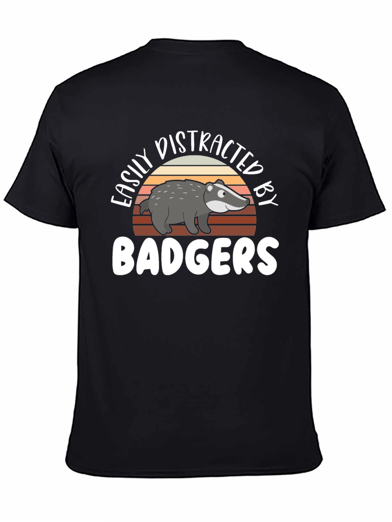 Easily Distracted By Badgers Graphic Tee