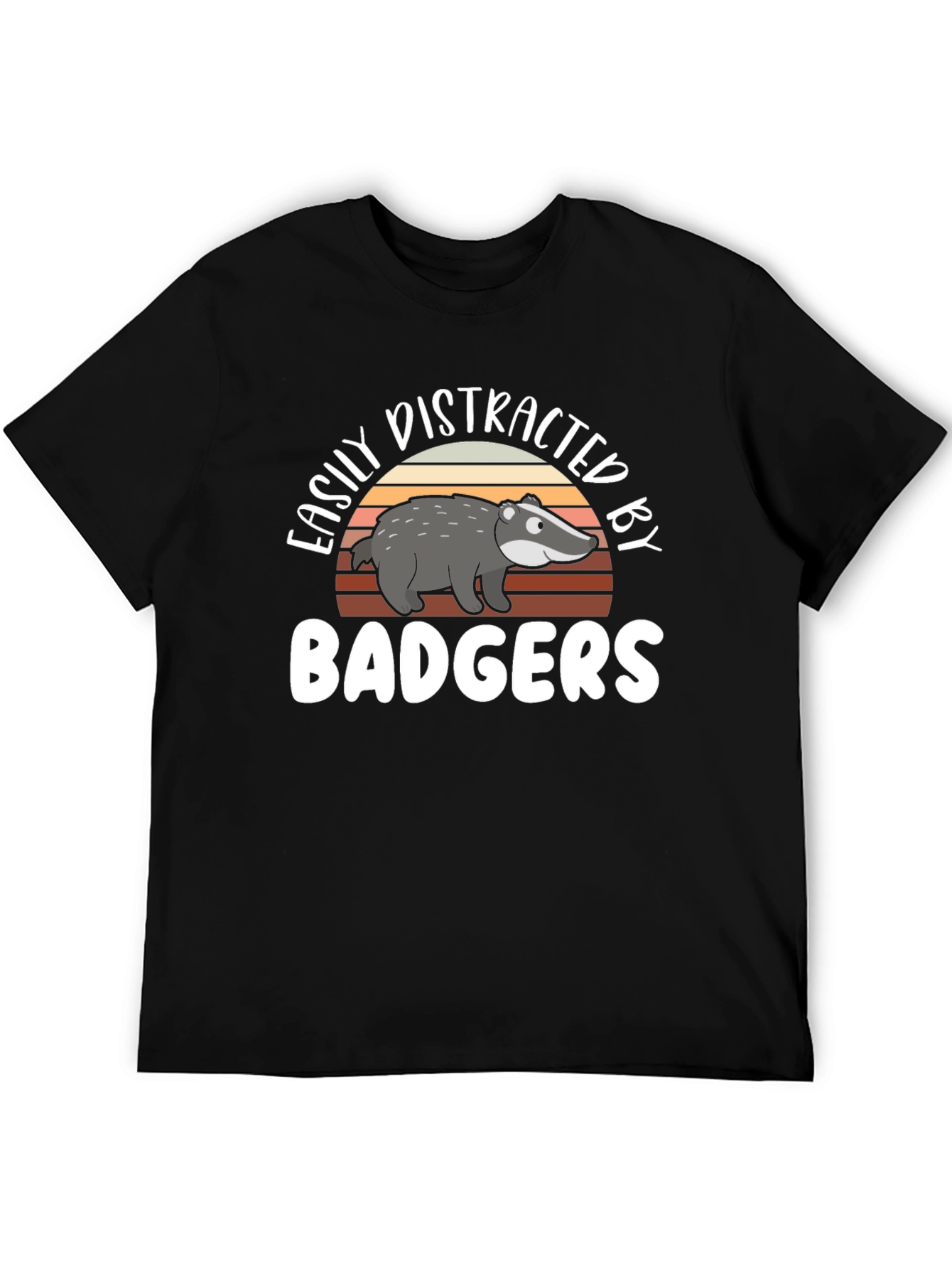 Easily Distracted By Badgers Graphic Tee