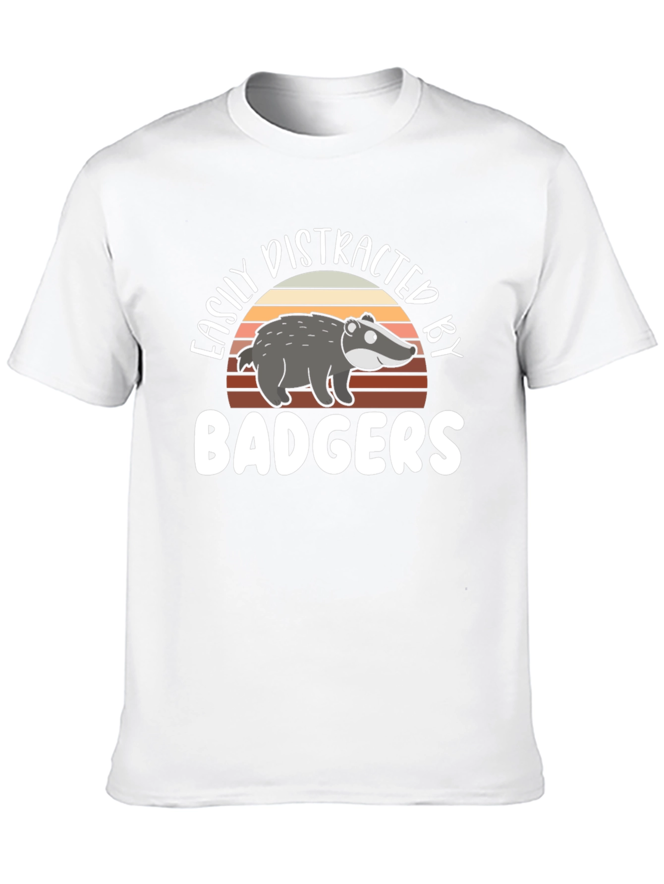 Easily Distracted By Badgers Graphic Tee