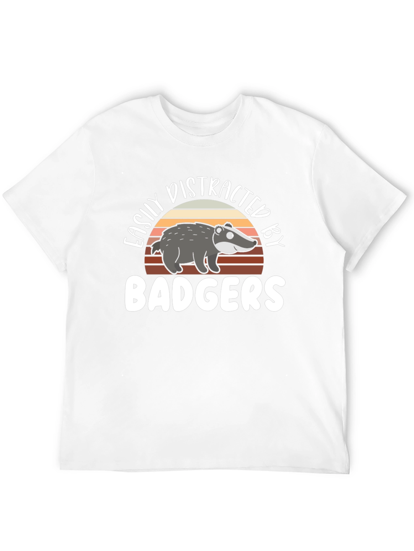 Easily Distracted By Badgers Graphic Tee