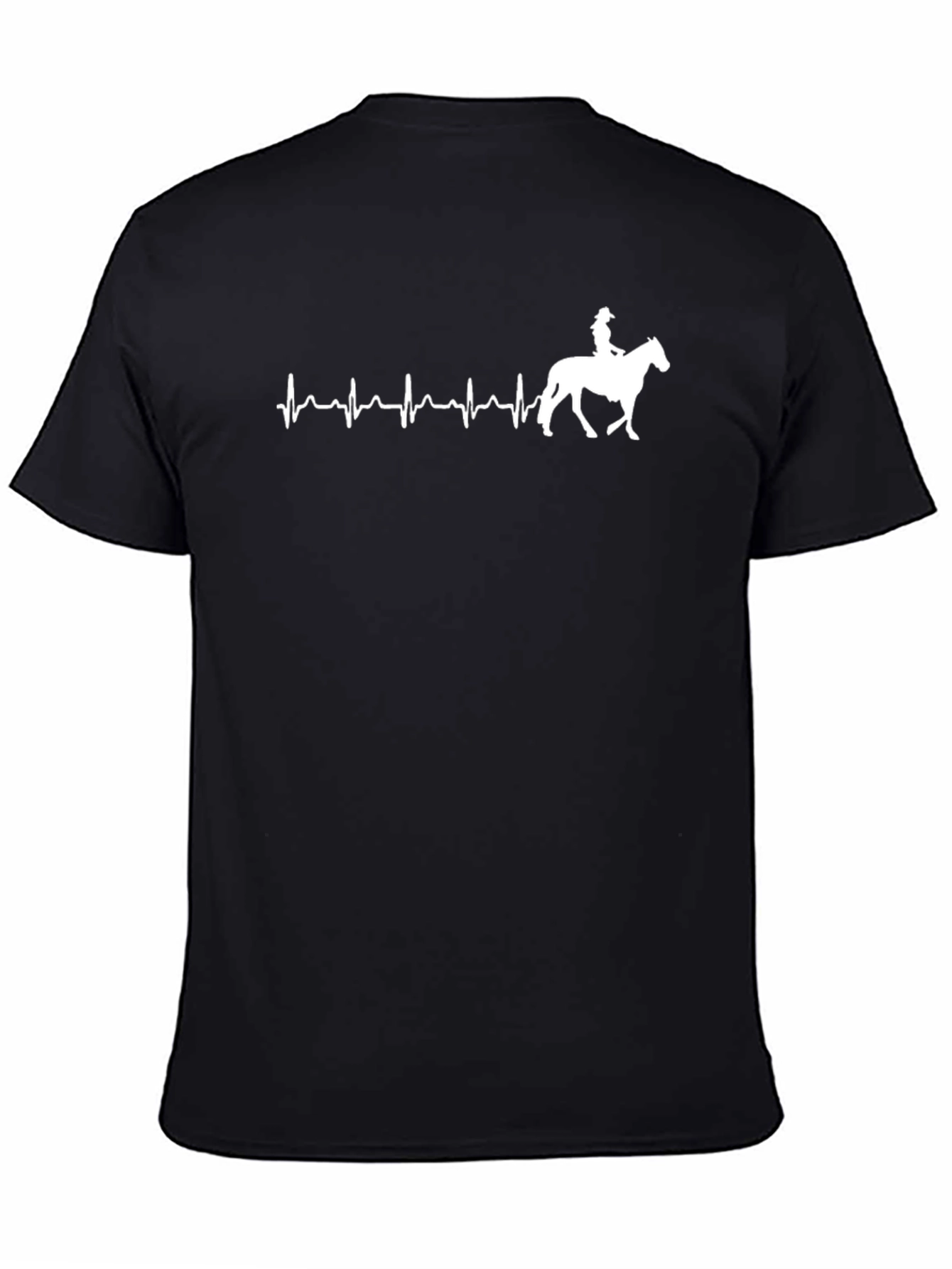 Horse Rider Heartbeat T-Shirt