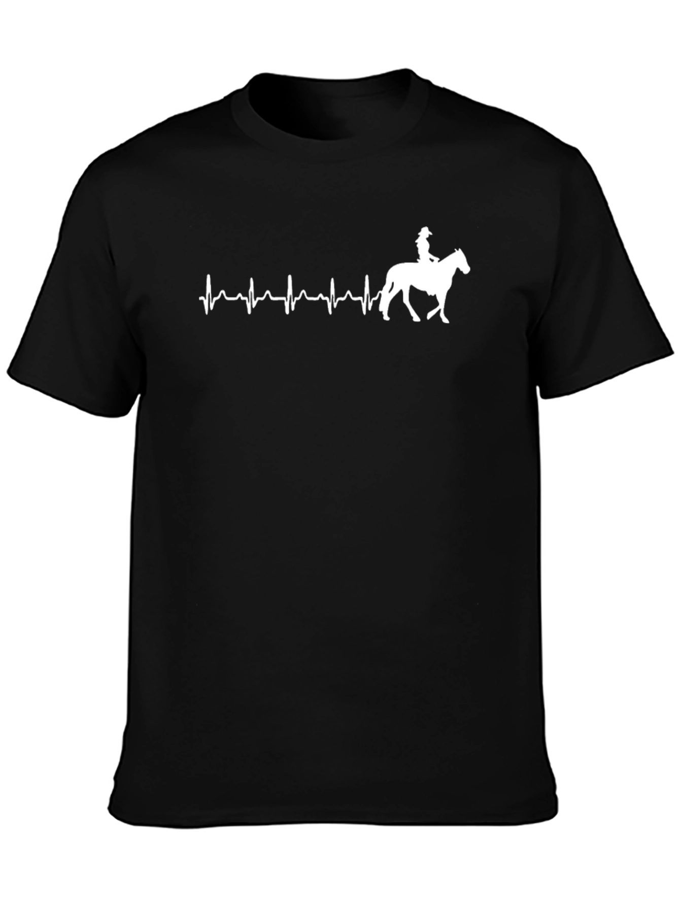 Horse Rider Heartbeat T-Shirt