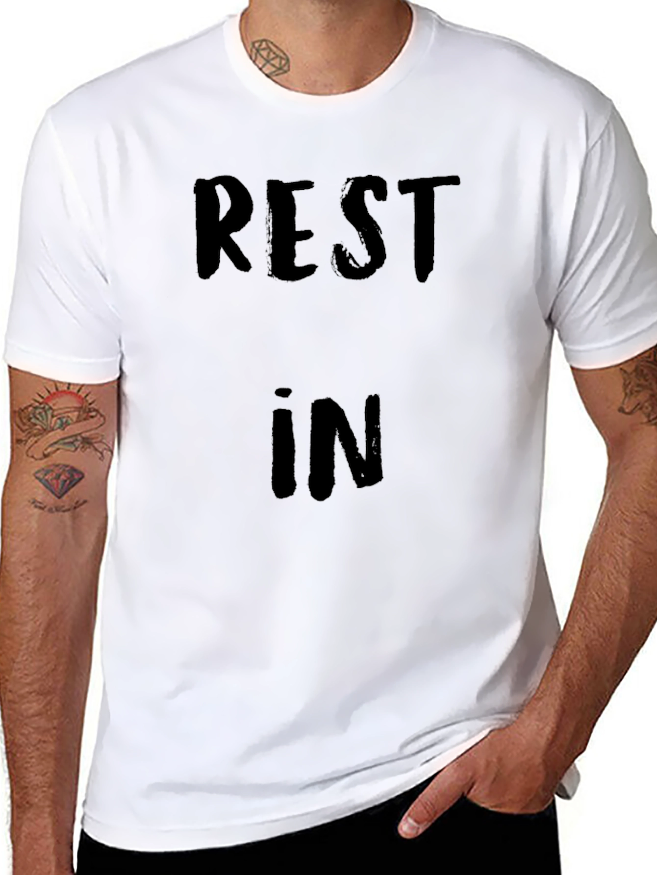Rest In Peace T-Shirt Black Graphic Tee