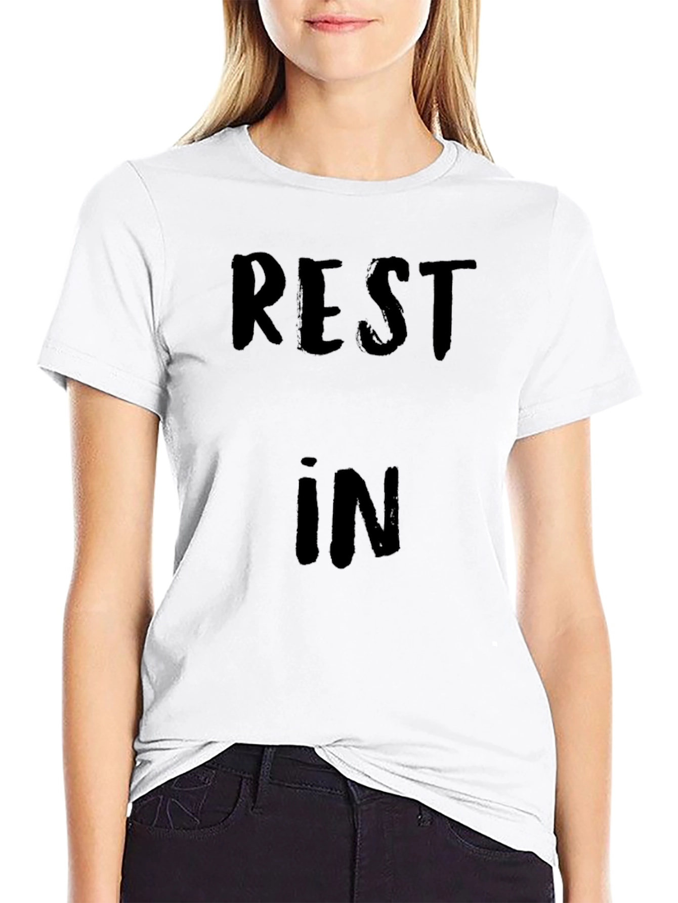 Rest In Peace T-Shirt Black Graphic Tee