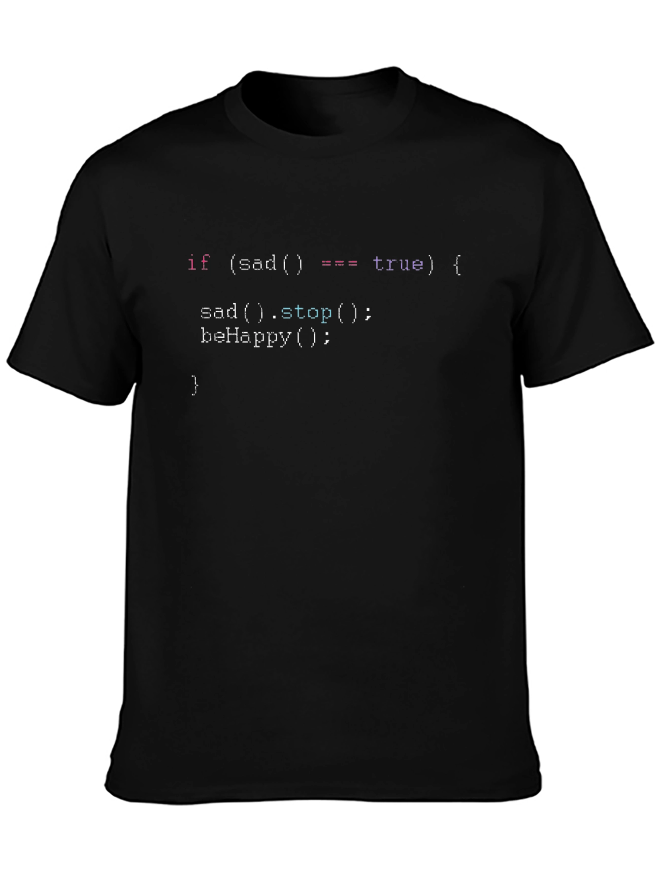 Programmer Humor T-Shirt: Sad() Code