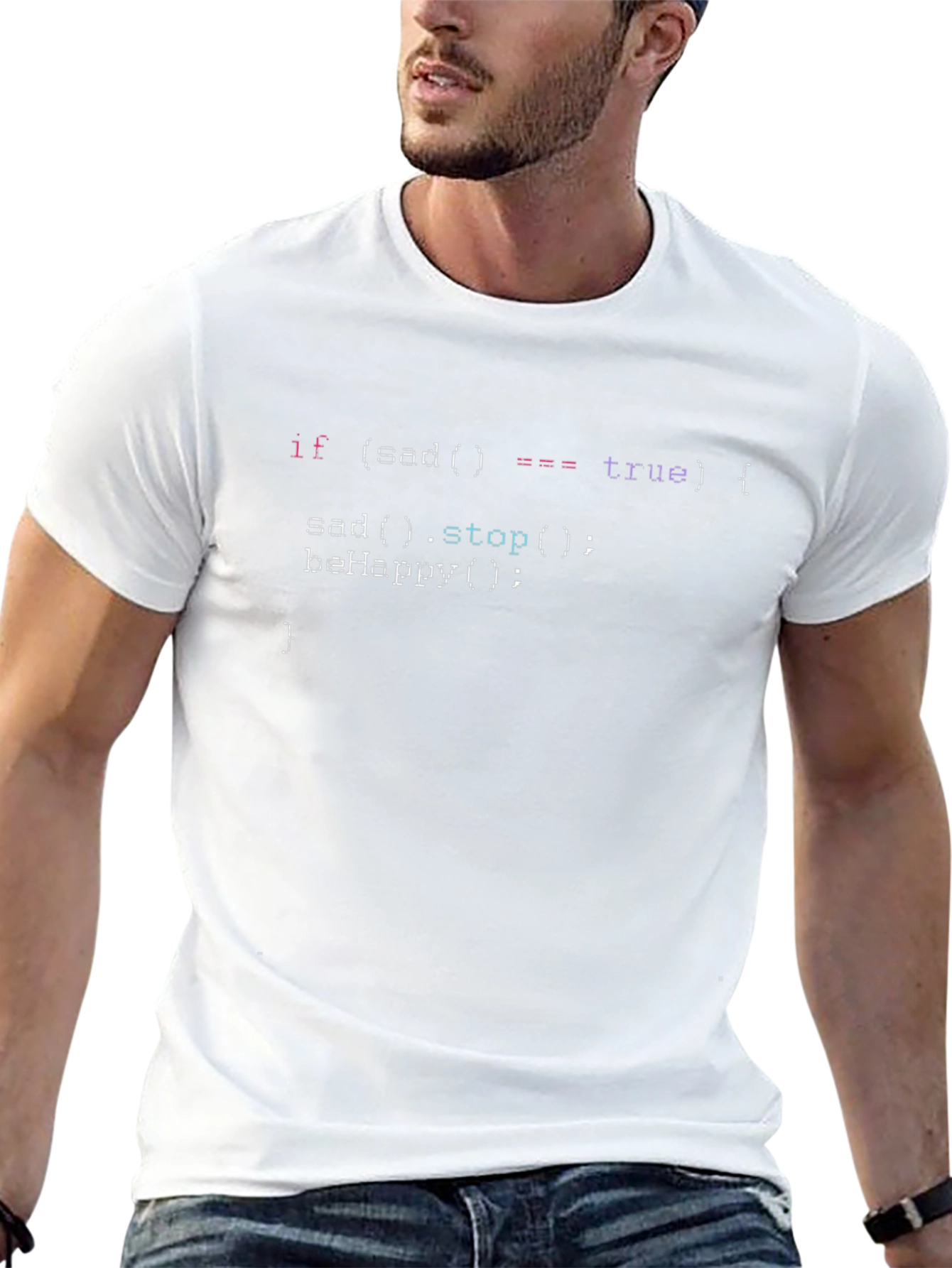 Programmer Humor T-Shirt: Sad() Code