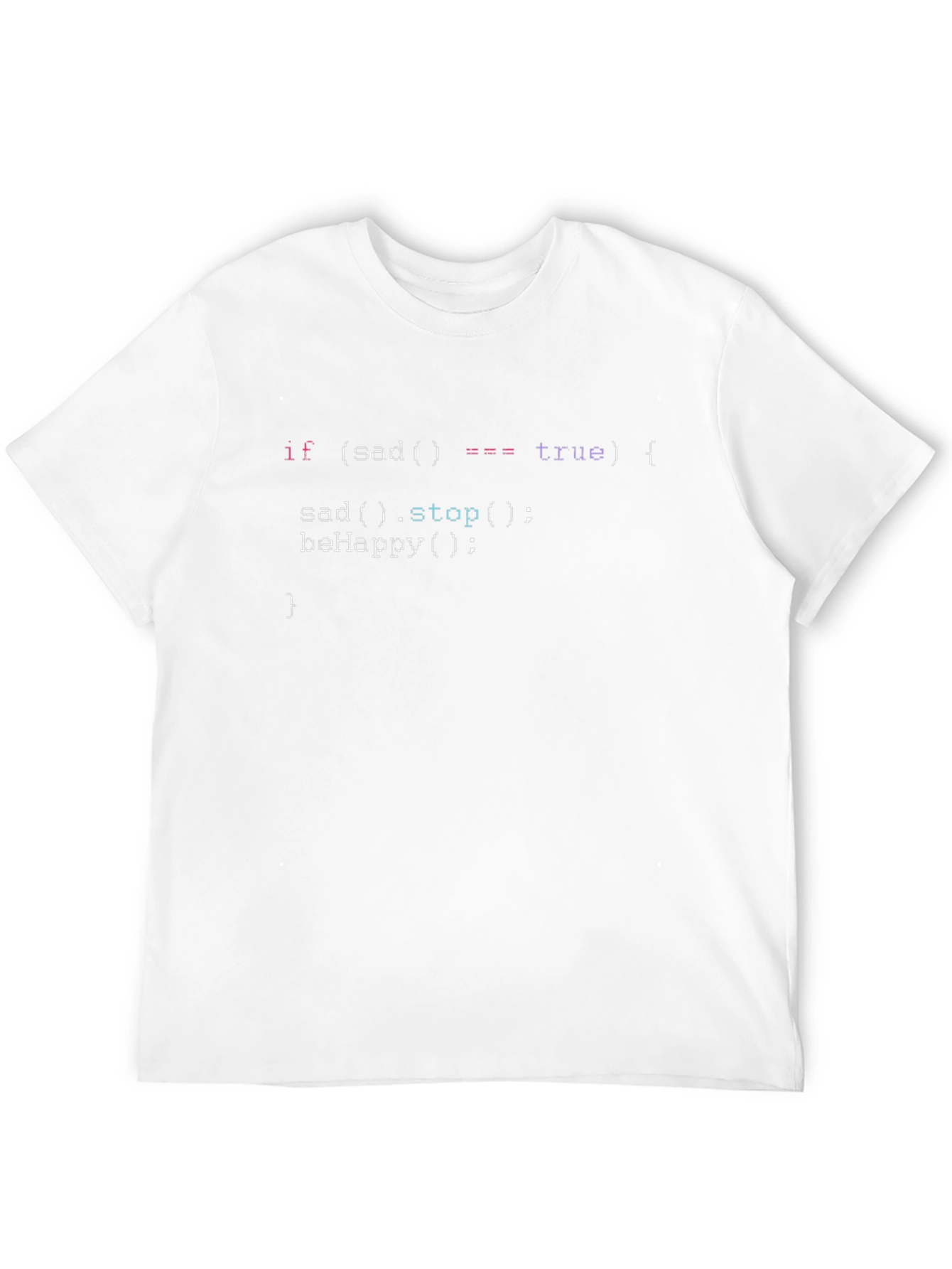 Programmer Humor T-Shirt: Sad() Code