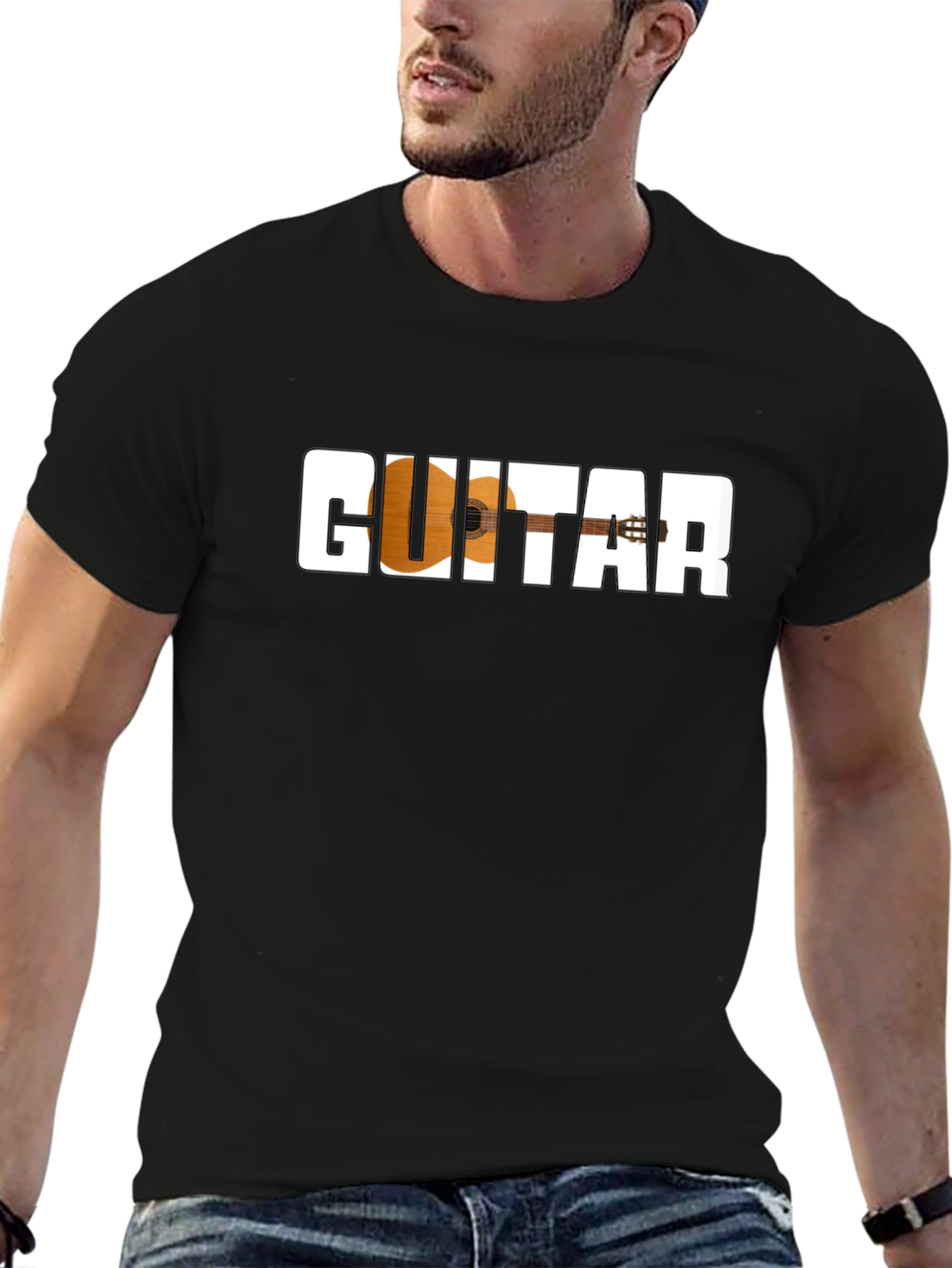 Guitar Graphic T-Shirt - Music Lover Tee