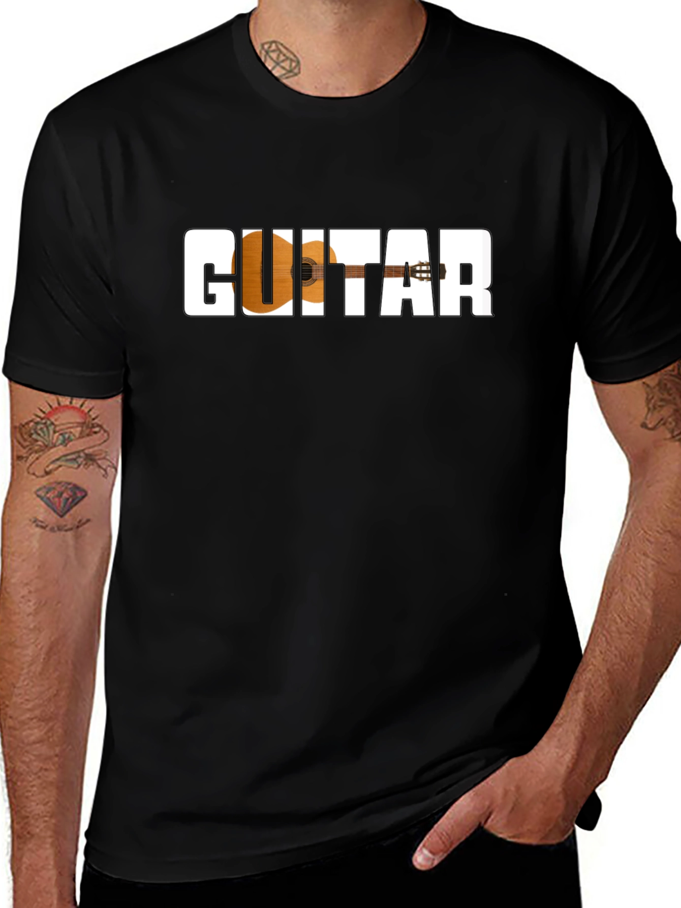 Guitar Graphic T-Shirt - Music Lover Tee