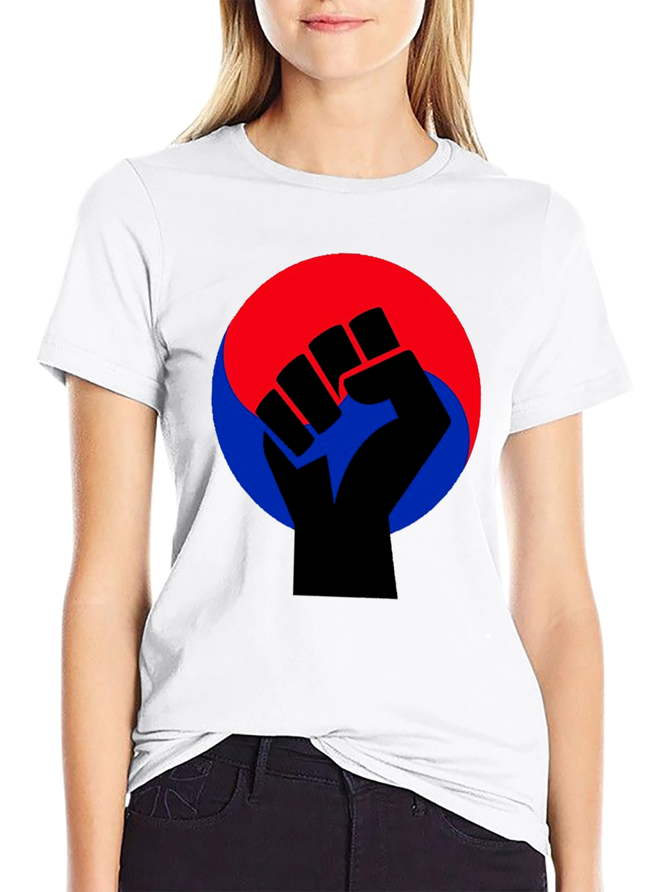 Black Power Fist Graphic Tee