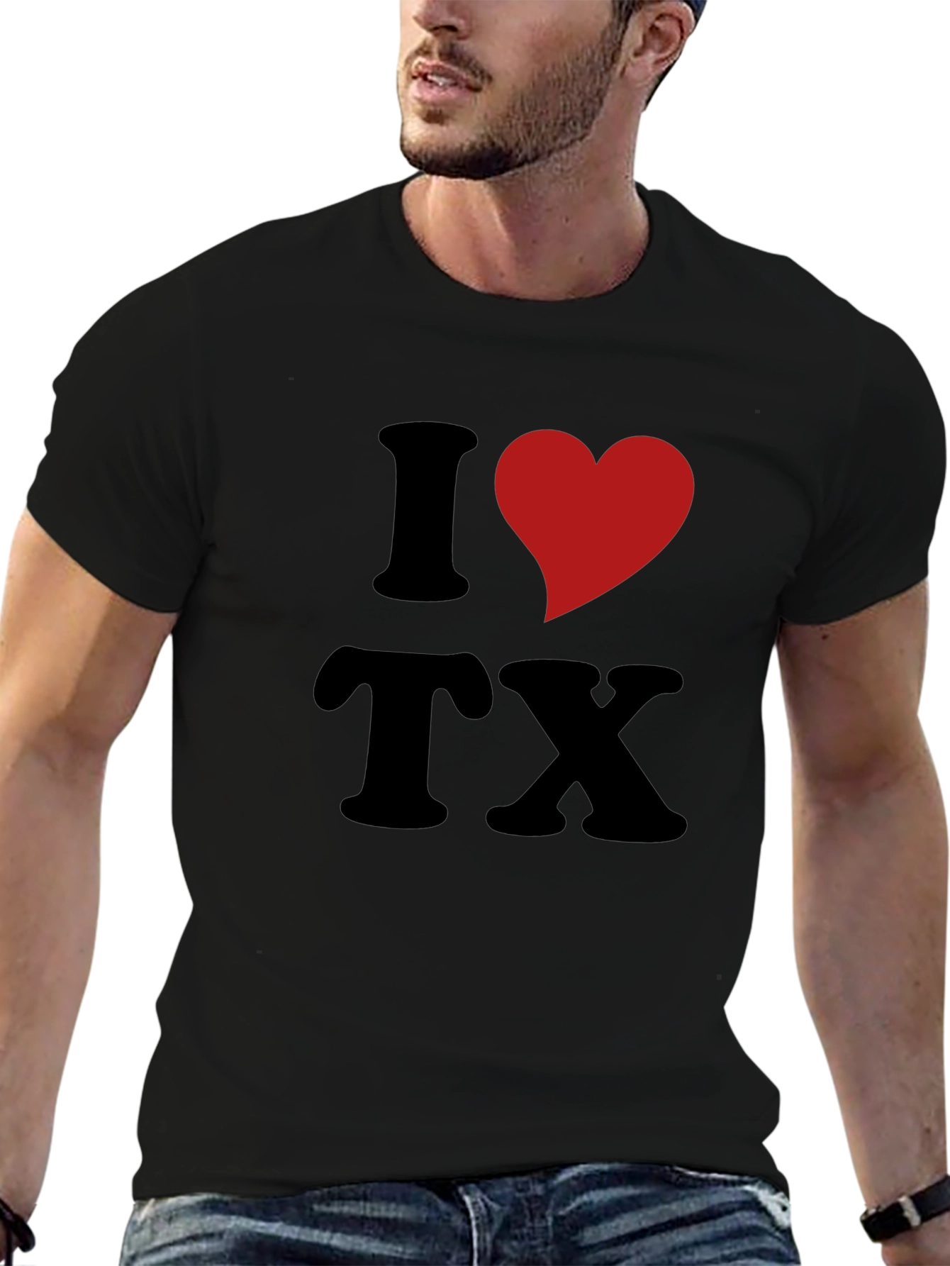 I Heart TX Graphic T-Shirt - Texas Pride!