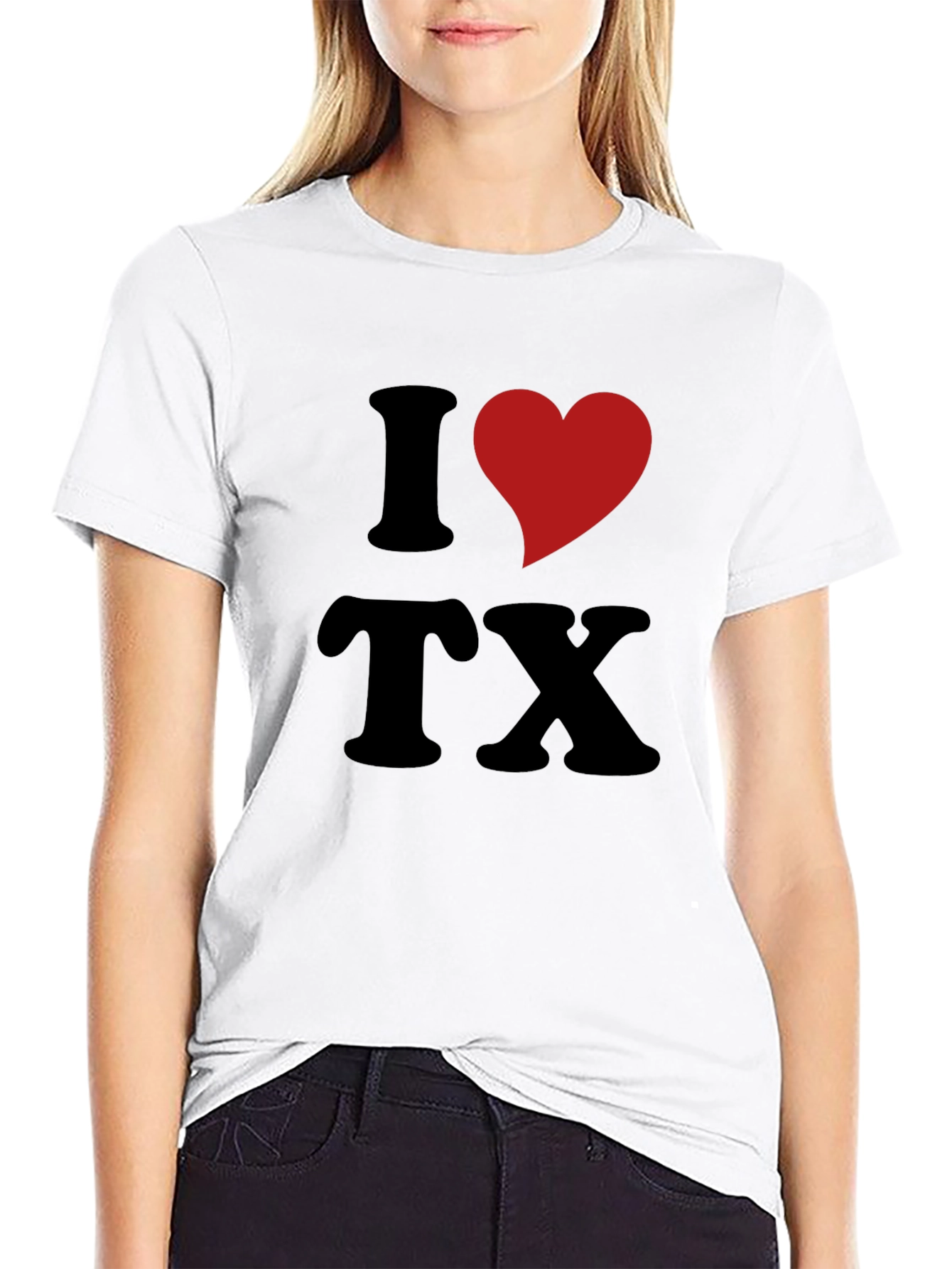 I Heart TX Graphic T-Shirt - Texas Pride!