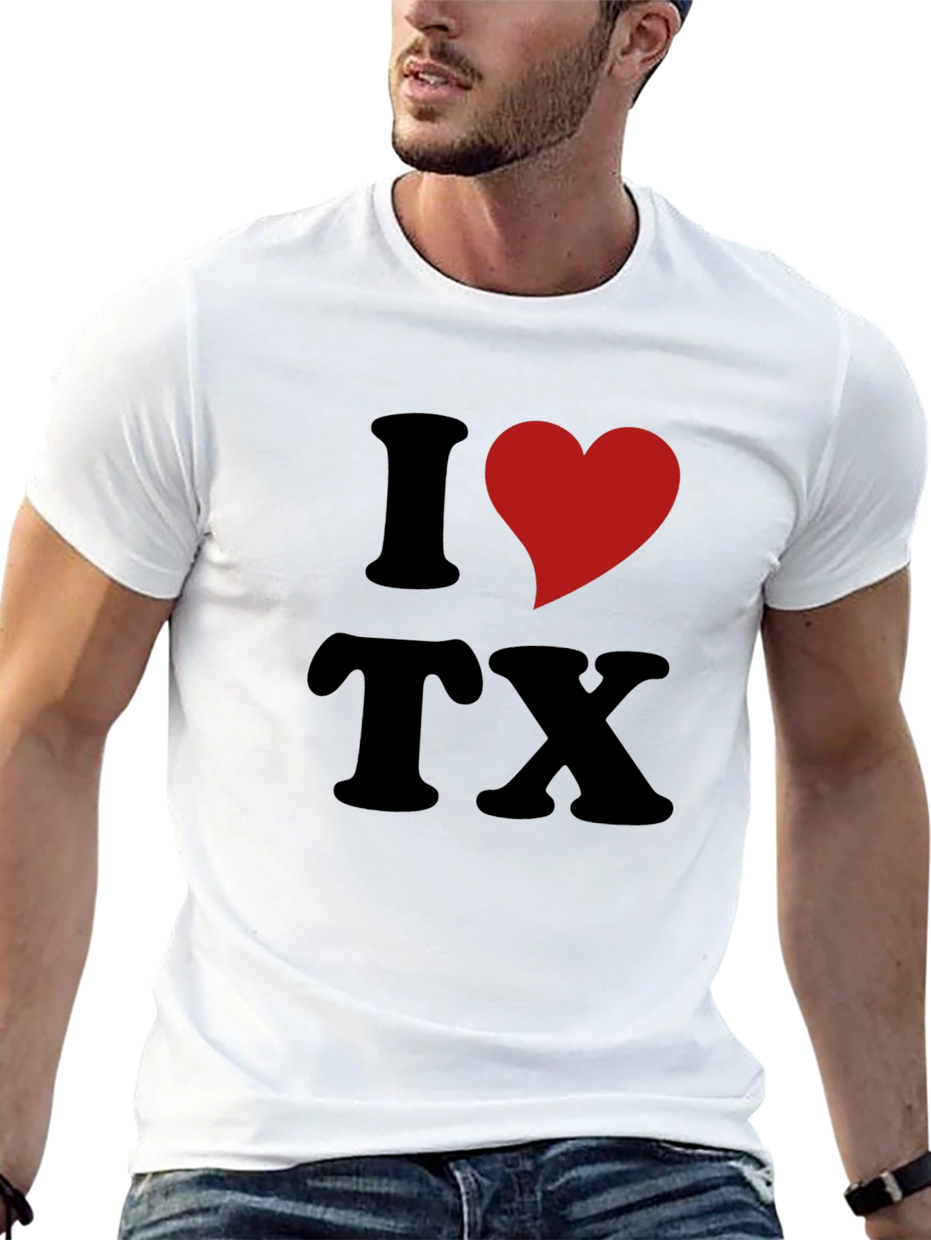 I Heart TX Graphic T-Shirt - Texas Pride!