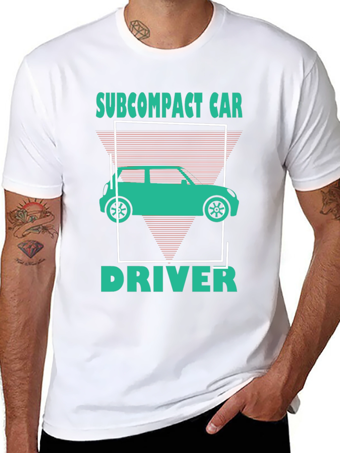 Subcompact Car Driver Graphic Tee