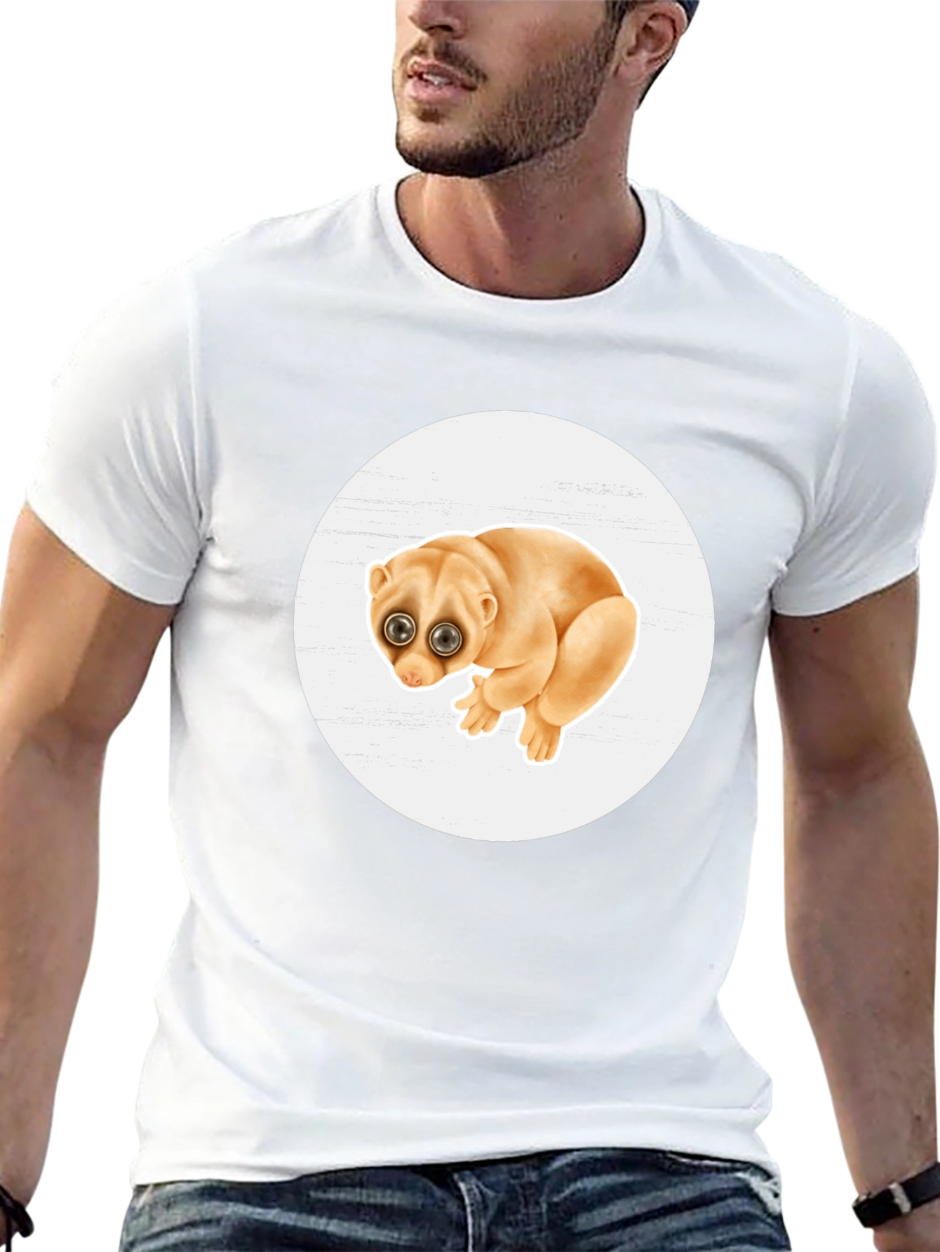 Cute Loris Graphic T-Shirt - Unique Animal Design