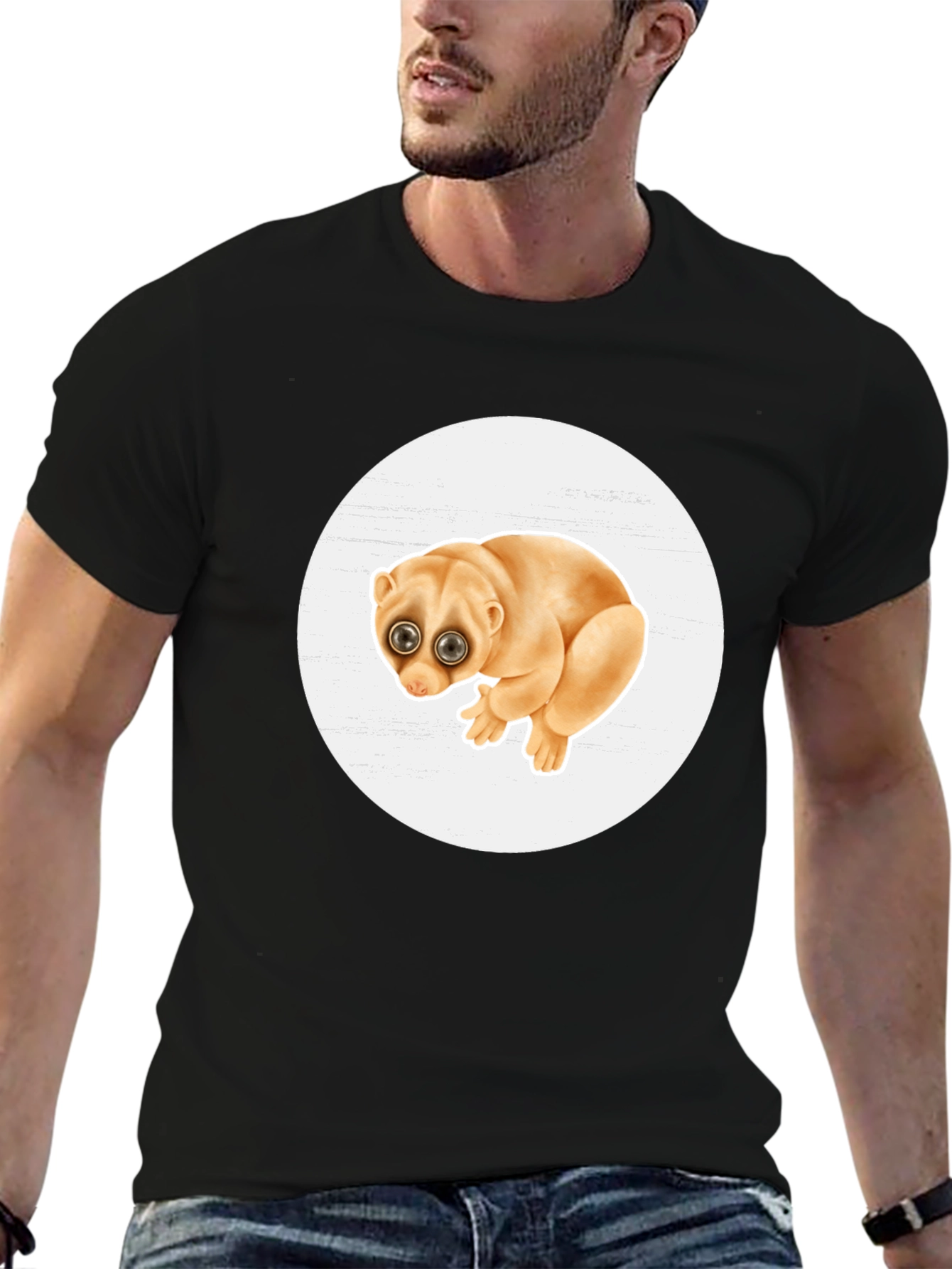 Cute Loris Graphic T-Shirt - Unique Animal Design