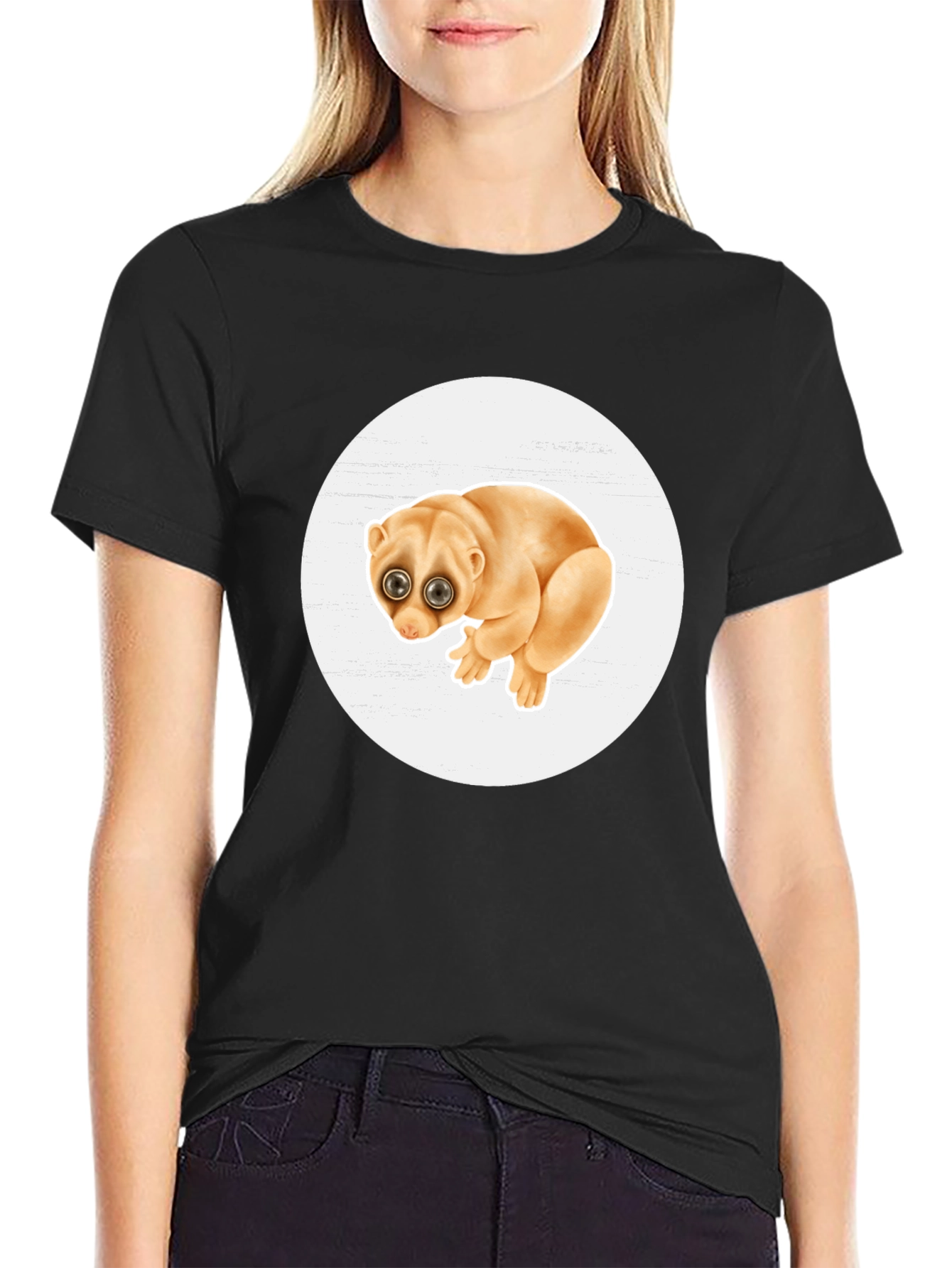 Cute Loris Graphic T-Shirt - Unique Animal Design