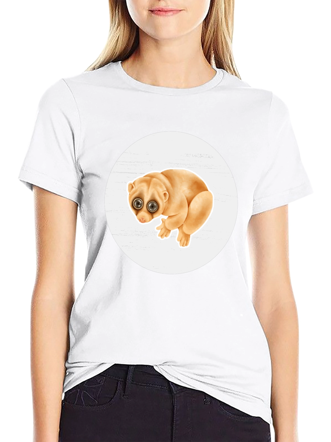 Cute Loris Graphic T-Shirt - Unique Animal Design