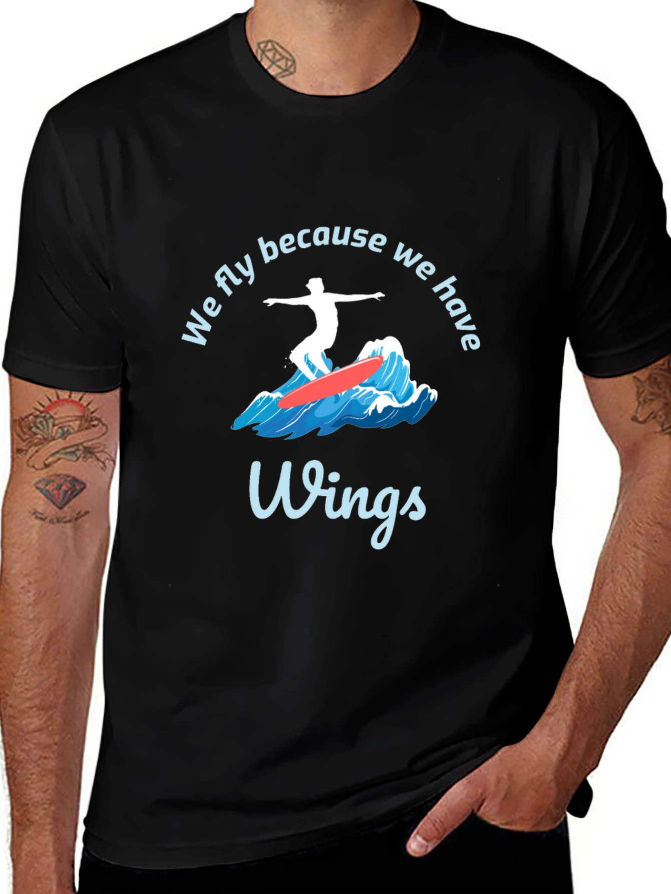 Winged Surfer T-Shirt