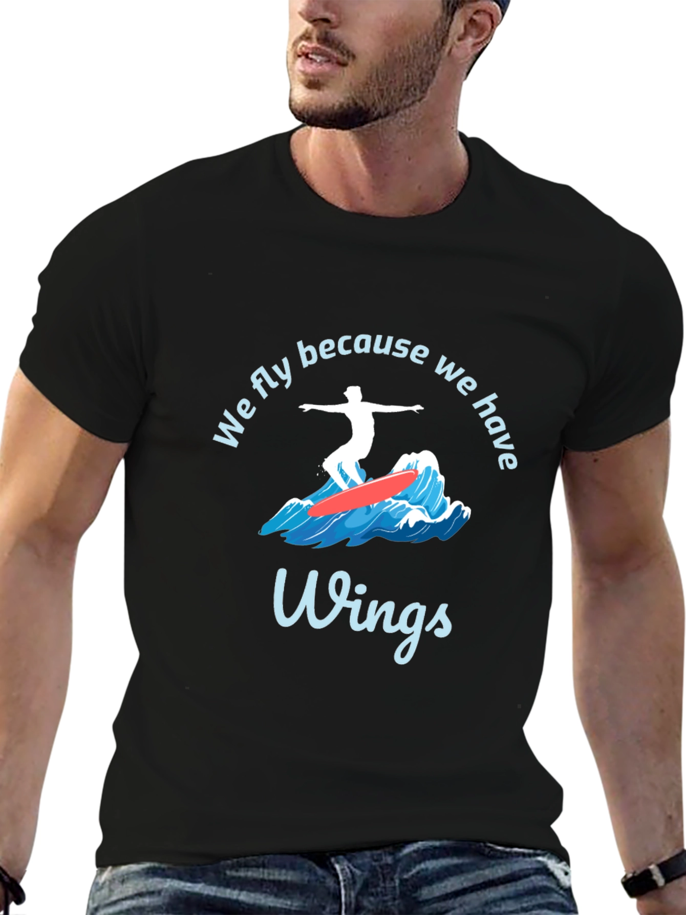 Winged Surfer T-Shirt