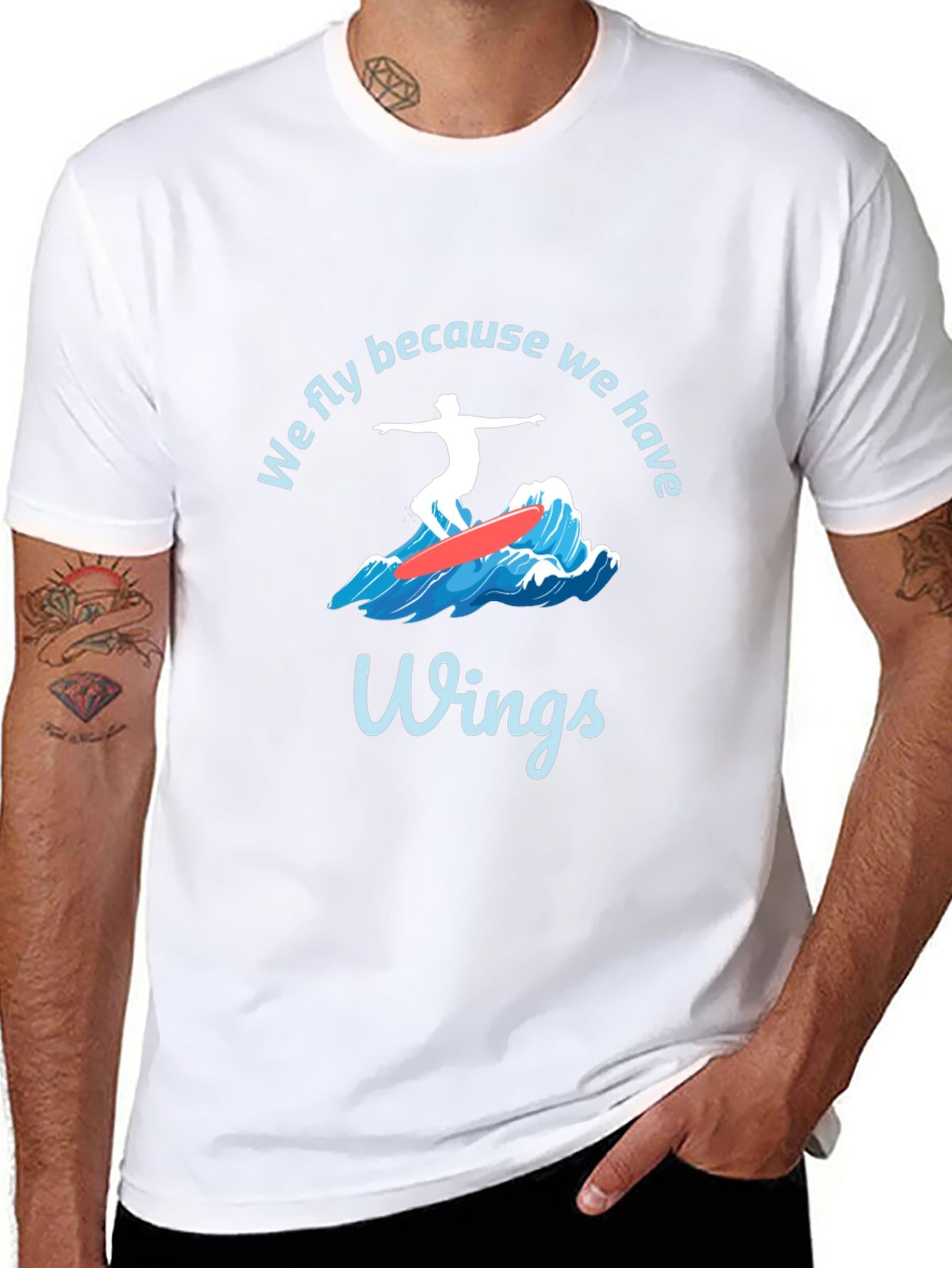 Winged Surfer T-Shirt