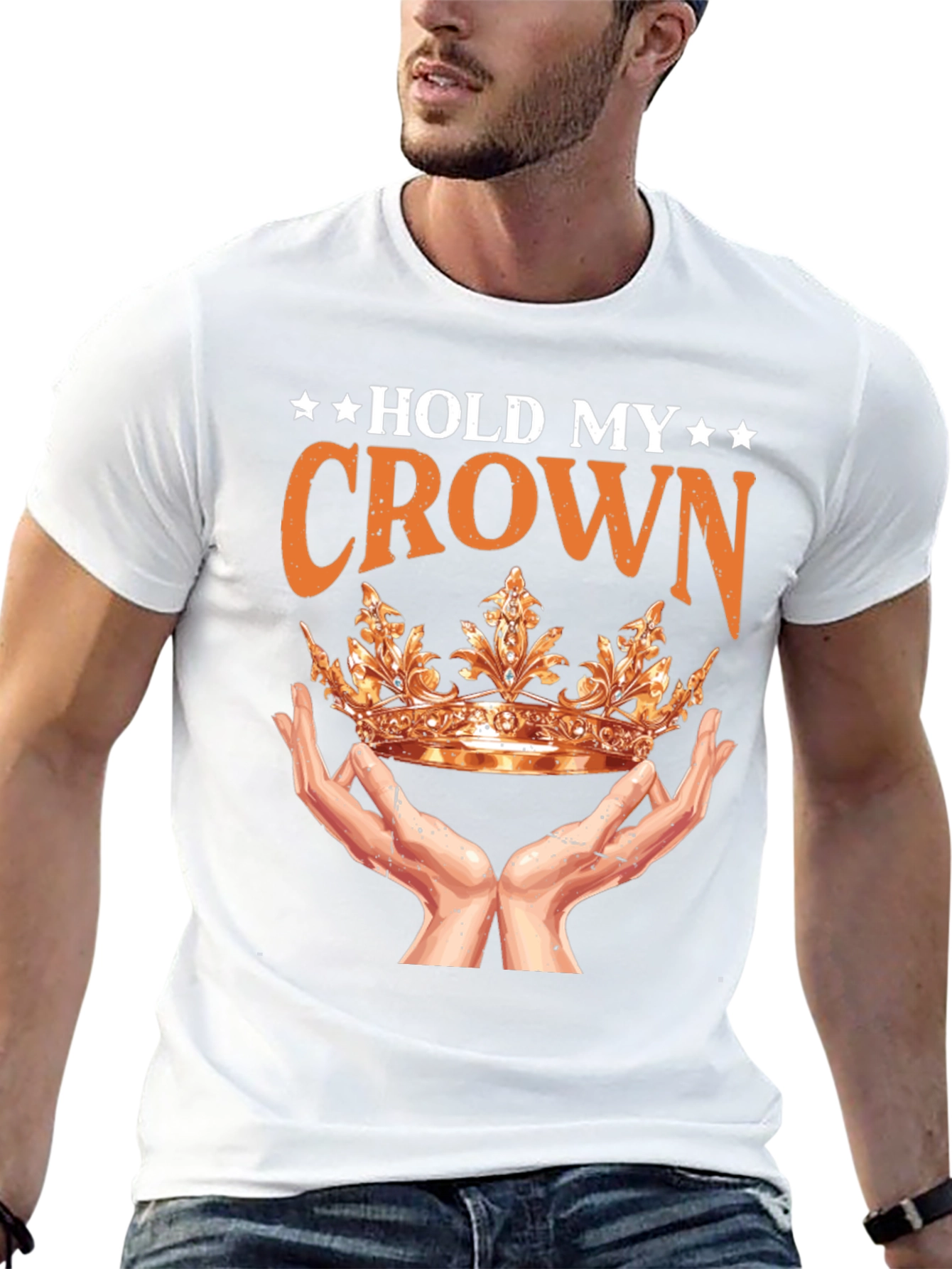Hold My Crown Graphic Tee - Stylish Unisex Design