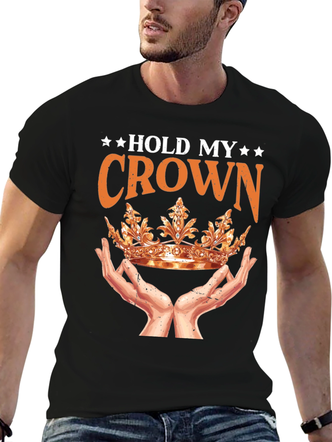 Hold My Crown Graphic Tee - Stylish Unisex Design
