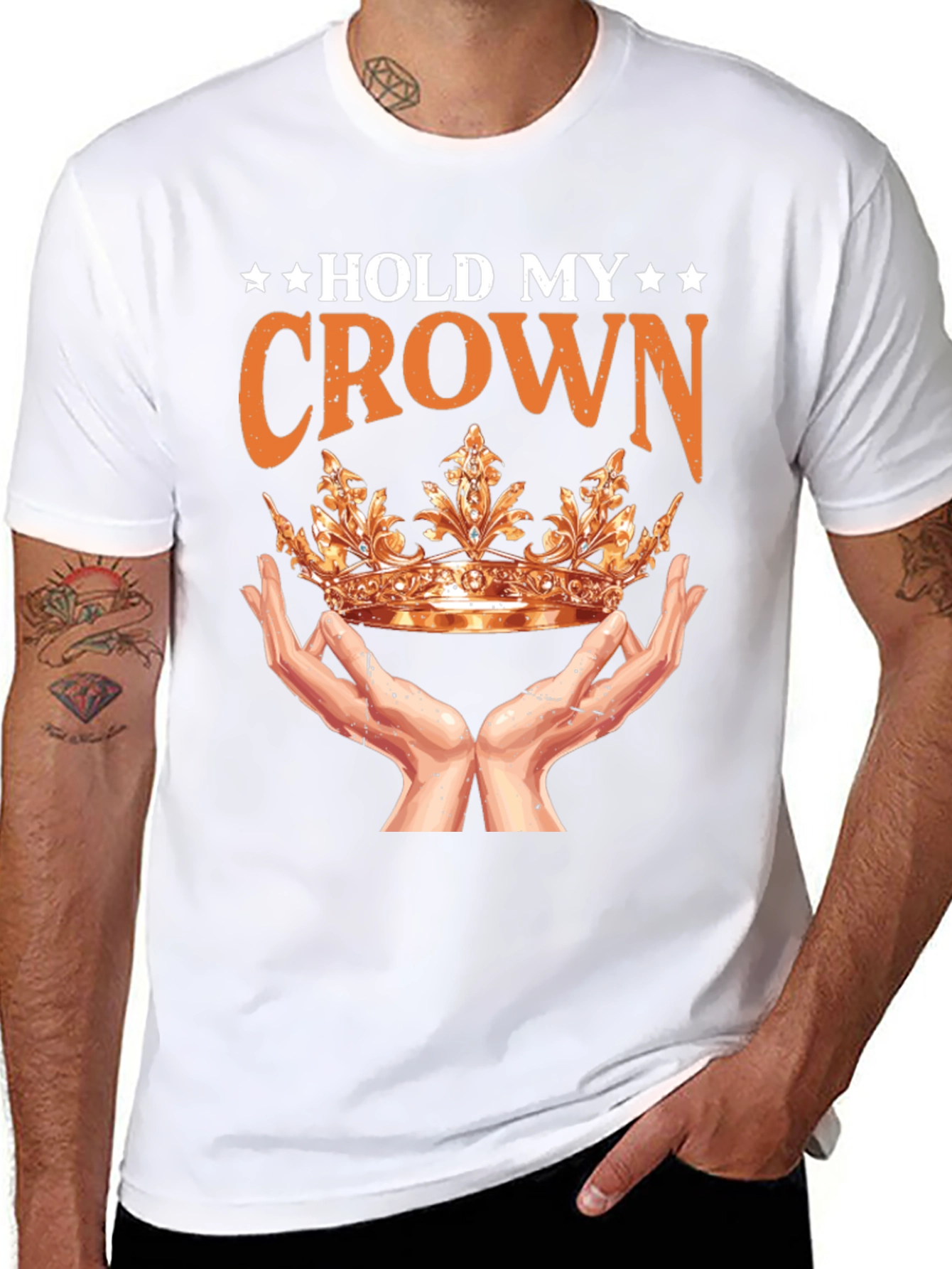 Hold My Crown Graphic Tee - Stylish Unisex Design