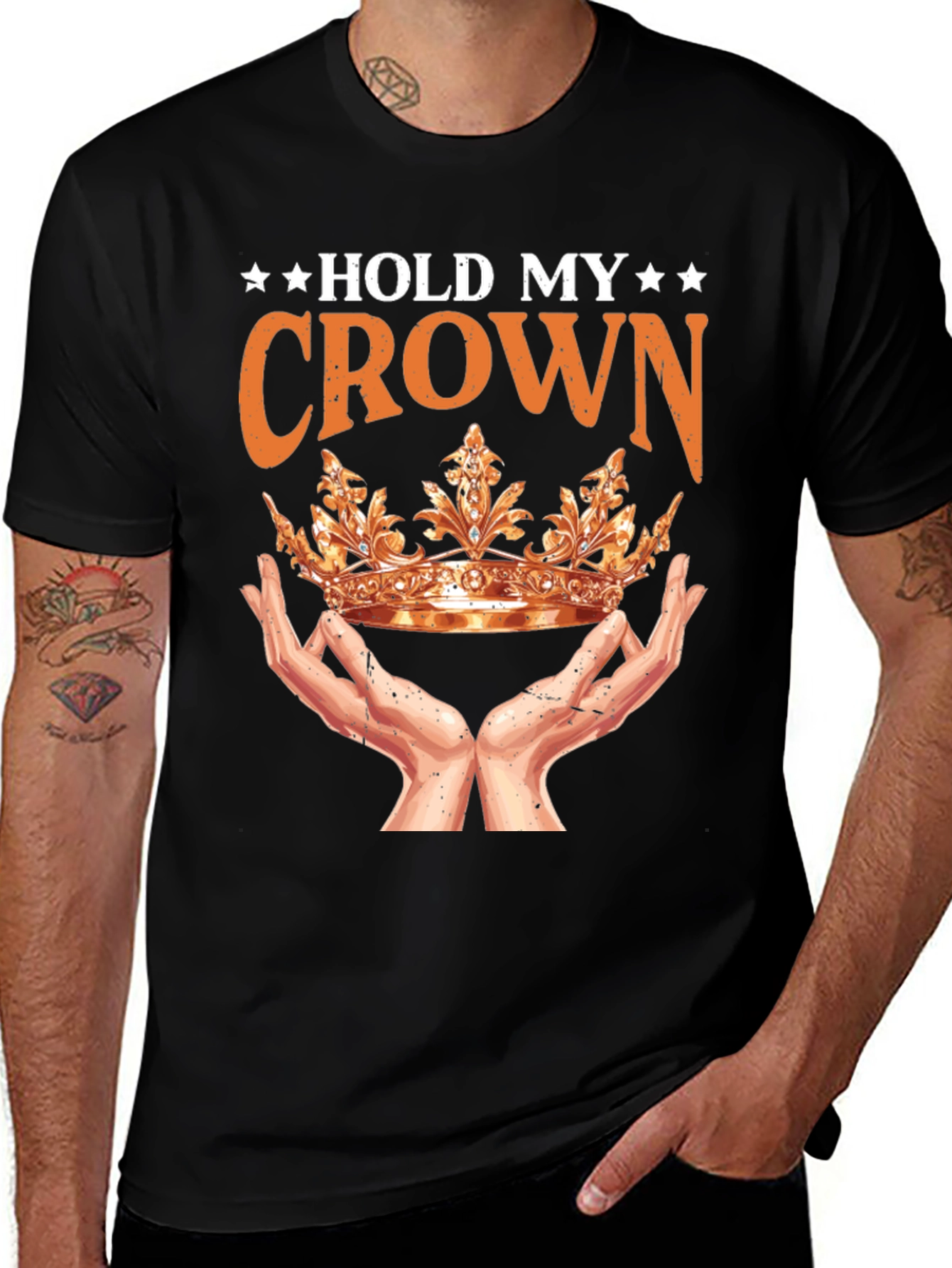 Hold My Crown Graphic Tee - Stylish Unisex Design