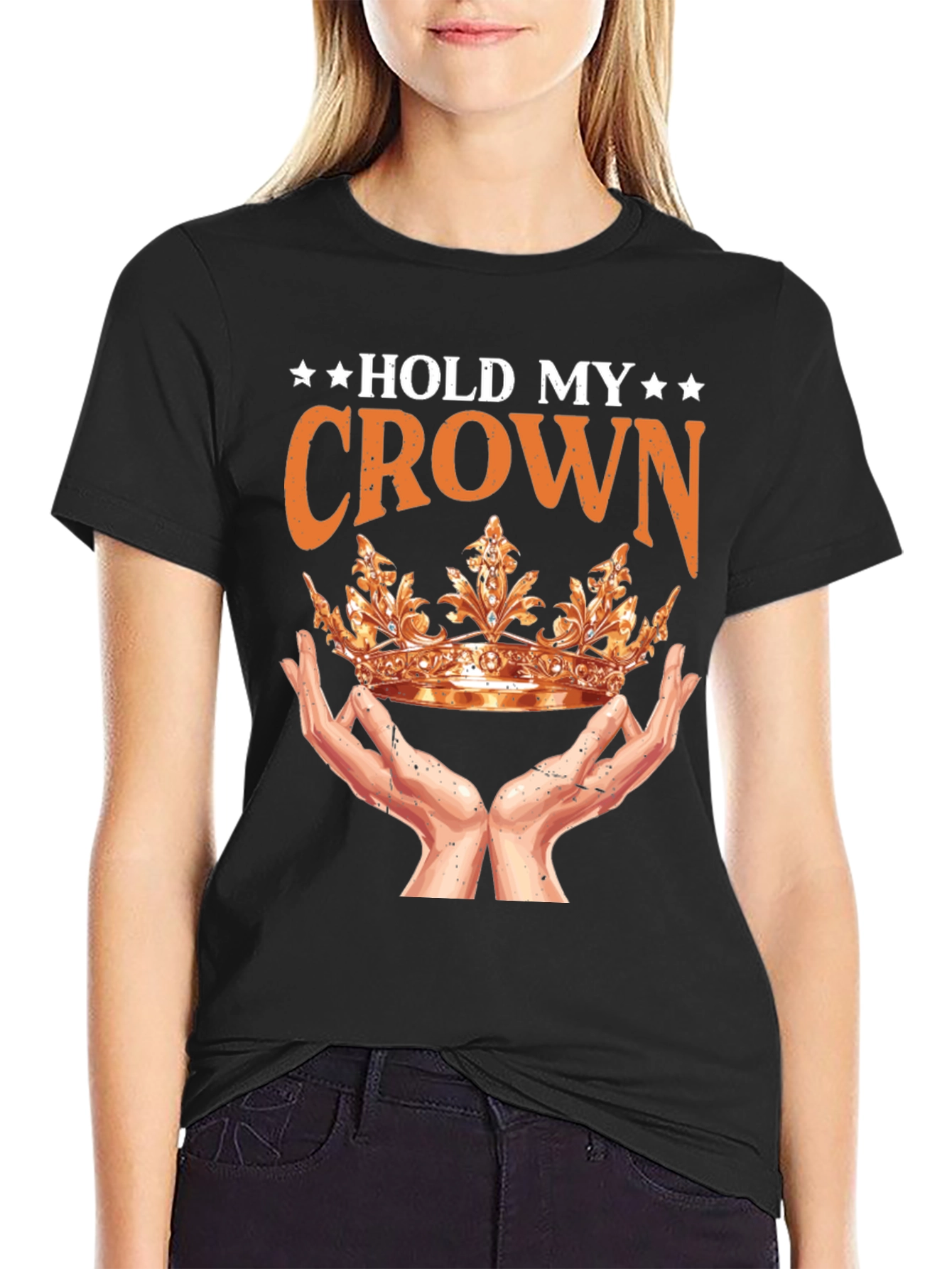 Hold My Crown Graphic Tee - Stylish Unisex Design
