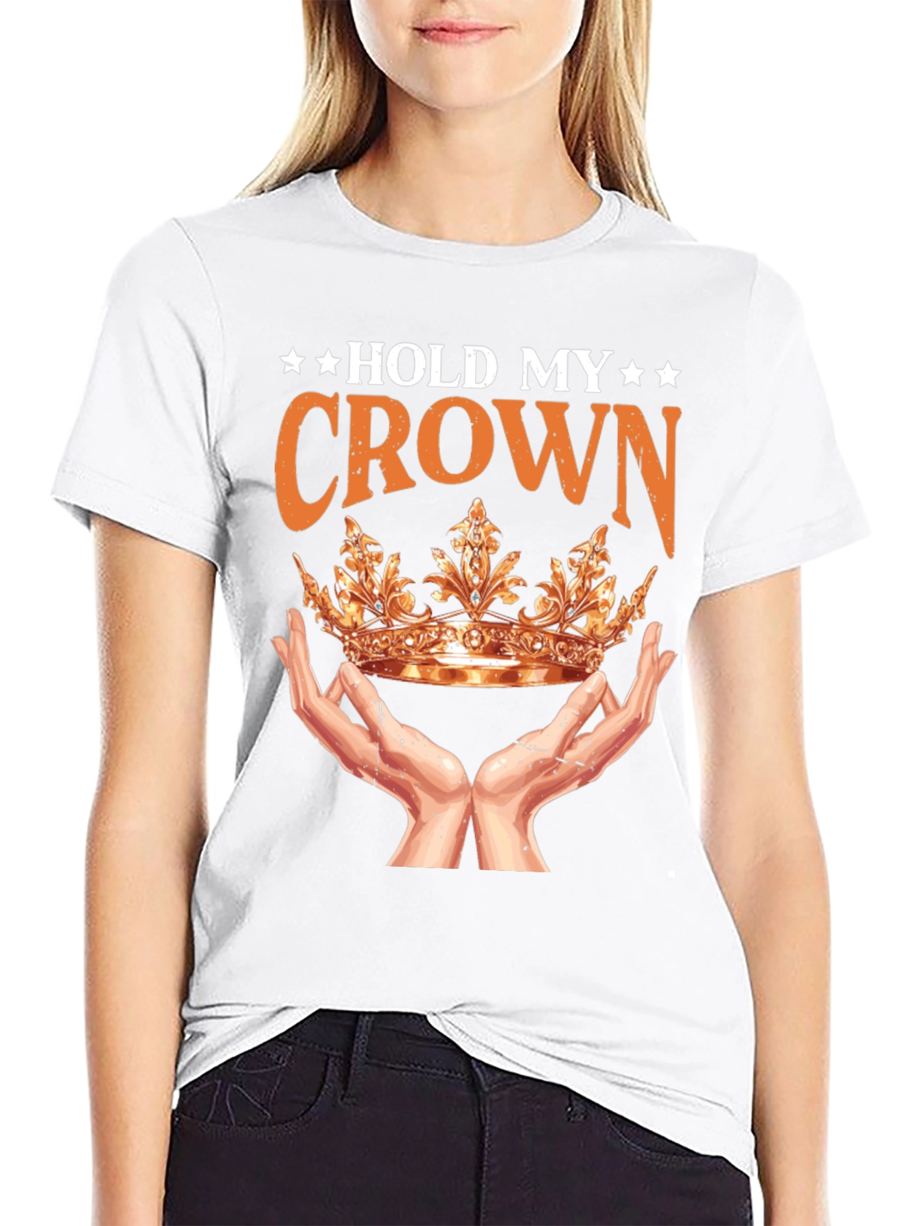 Hold My Crown Graphic Tee - Stylish Unisex Design
