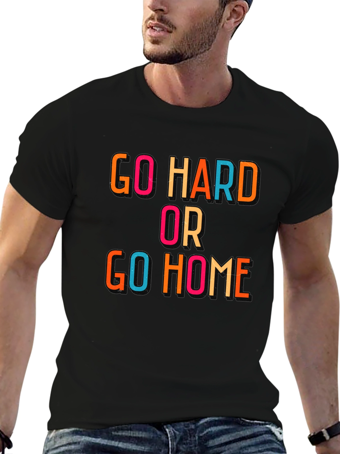 Go Hard or Go Home Graphic Tee