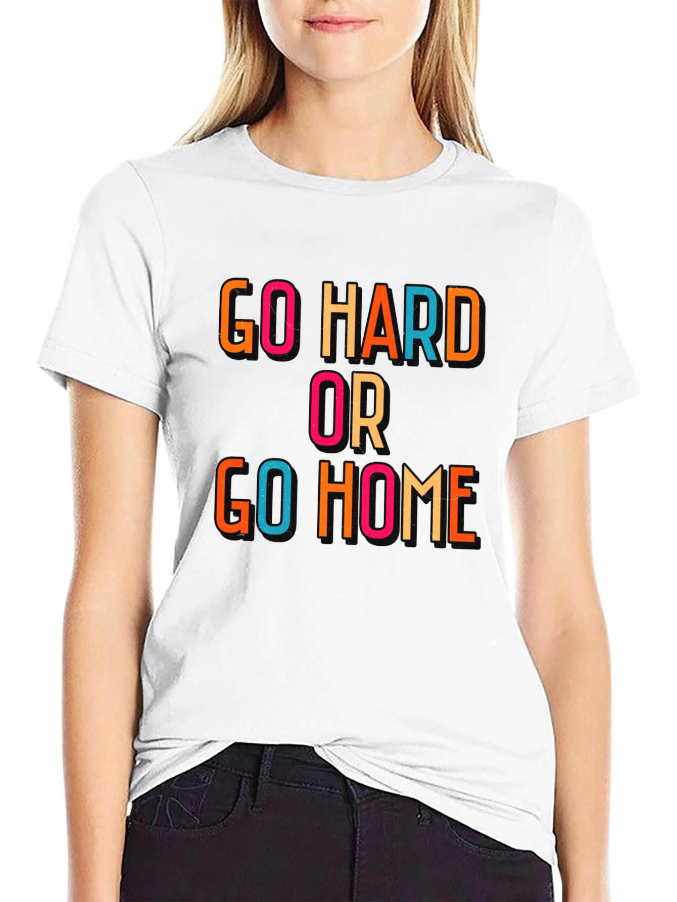 Go Hard or Go Home Graphic Tee