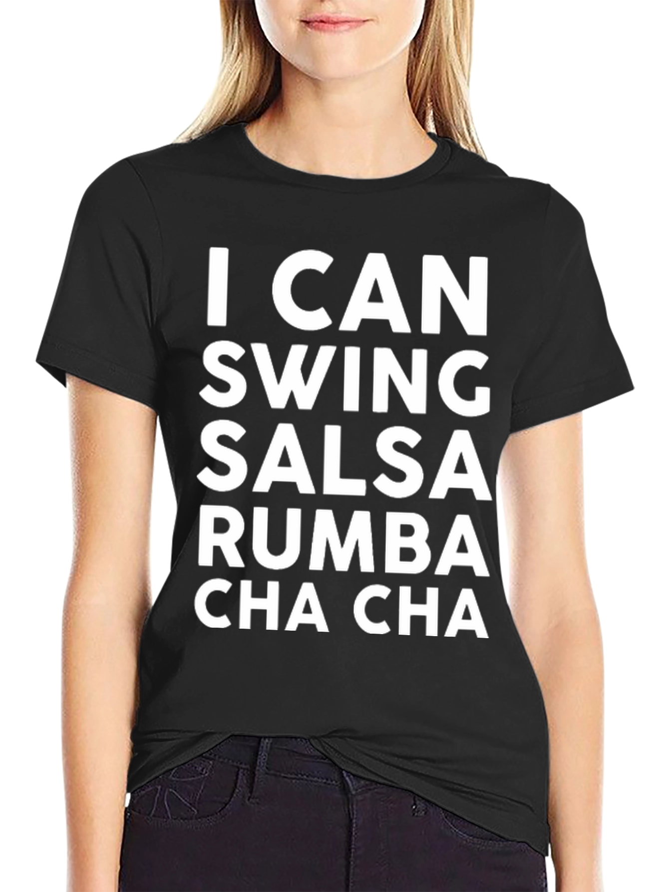I Can Swing Salsa Dance Graphic Tee